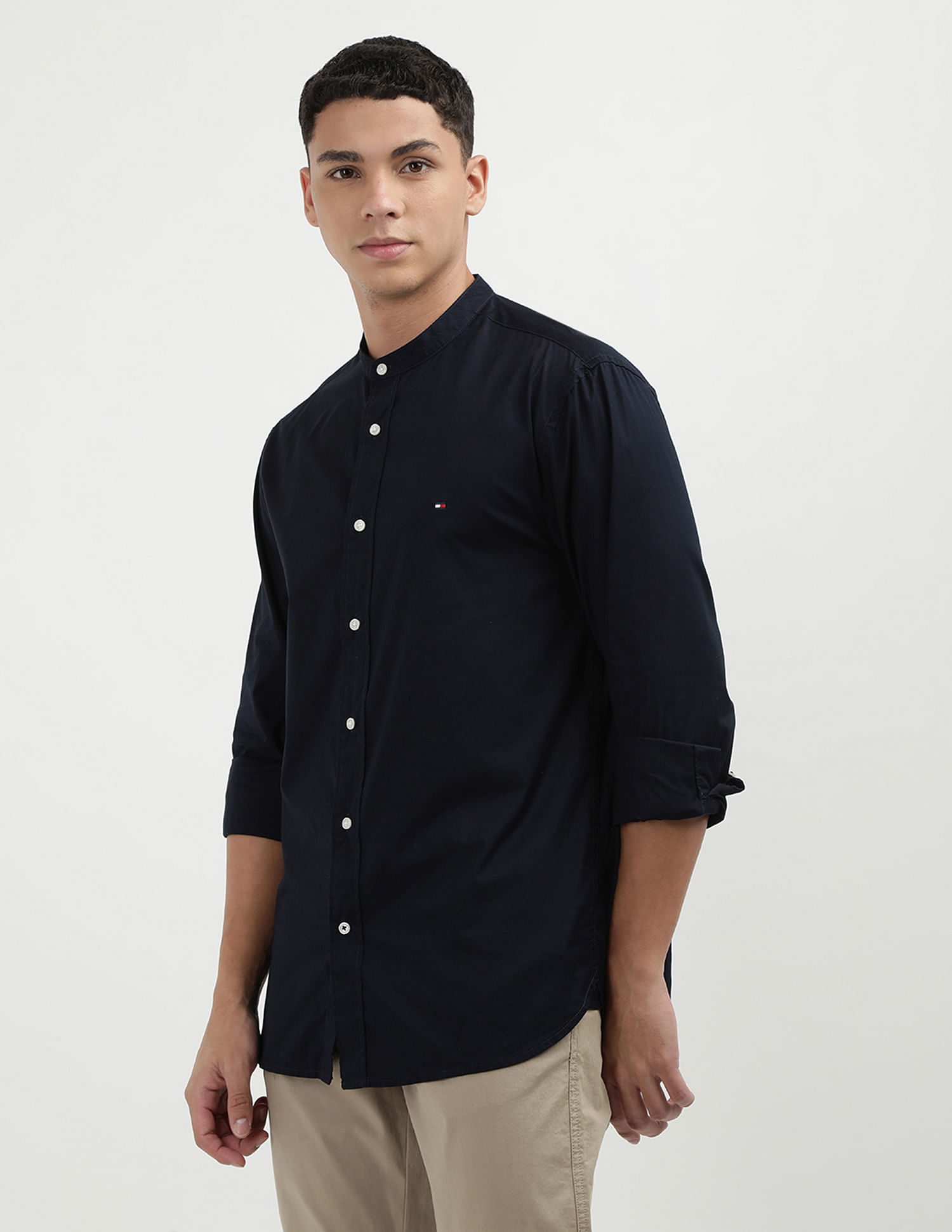 Tommy Hilfiger Natural Soft Solid Regular Shirt