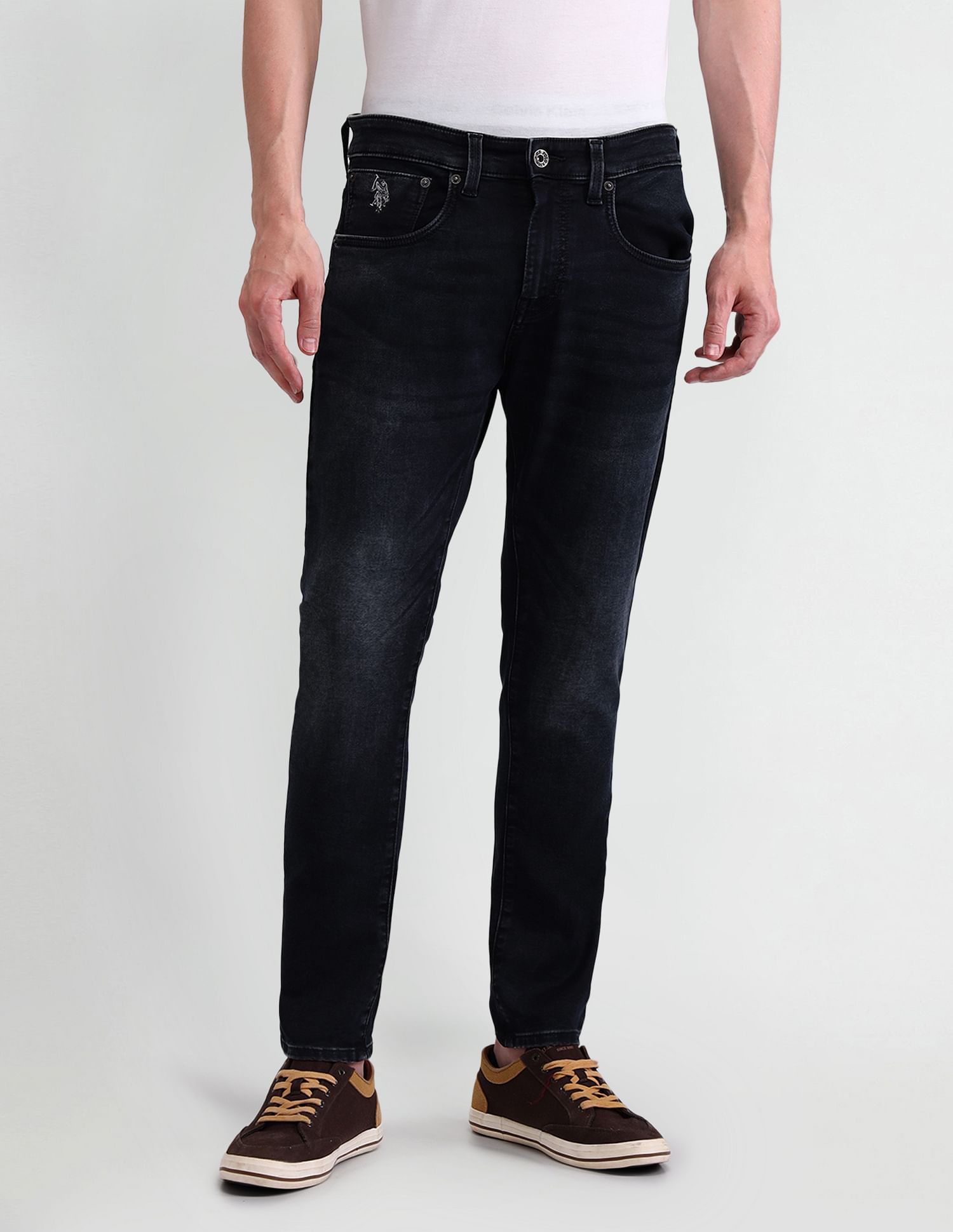 U.S. Polo Assn. Denim Co. Henry Tapered Cropped Jeans