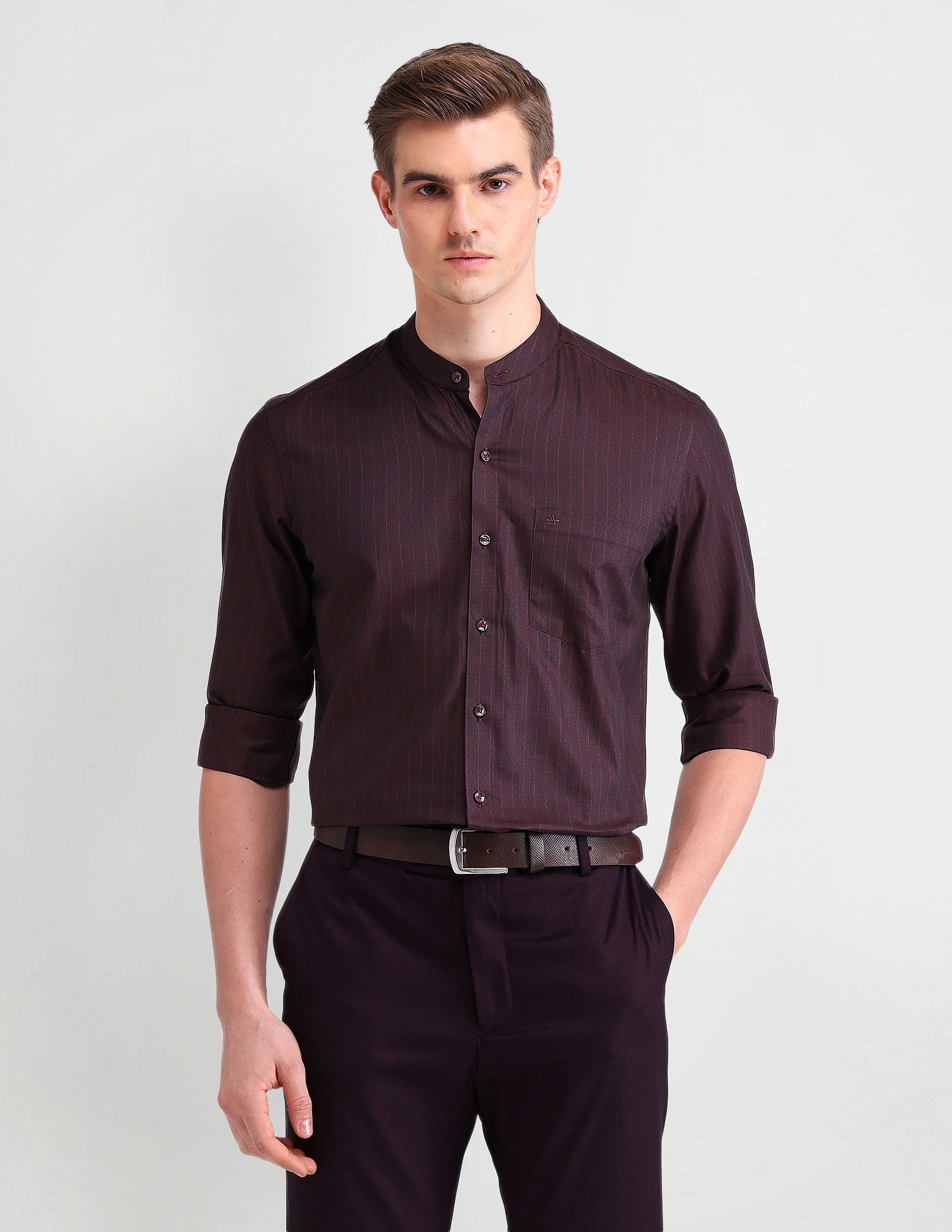Arrow Vertical Striped Dobby Shirt