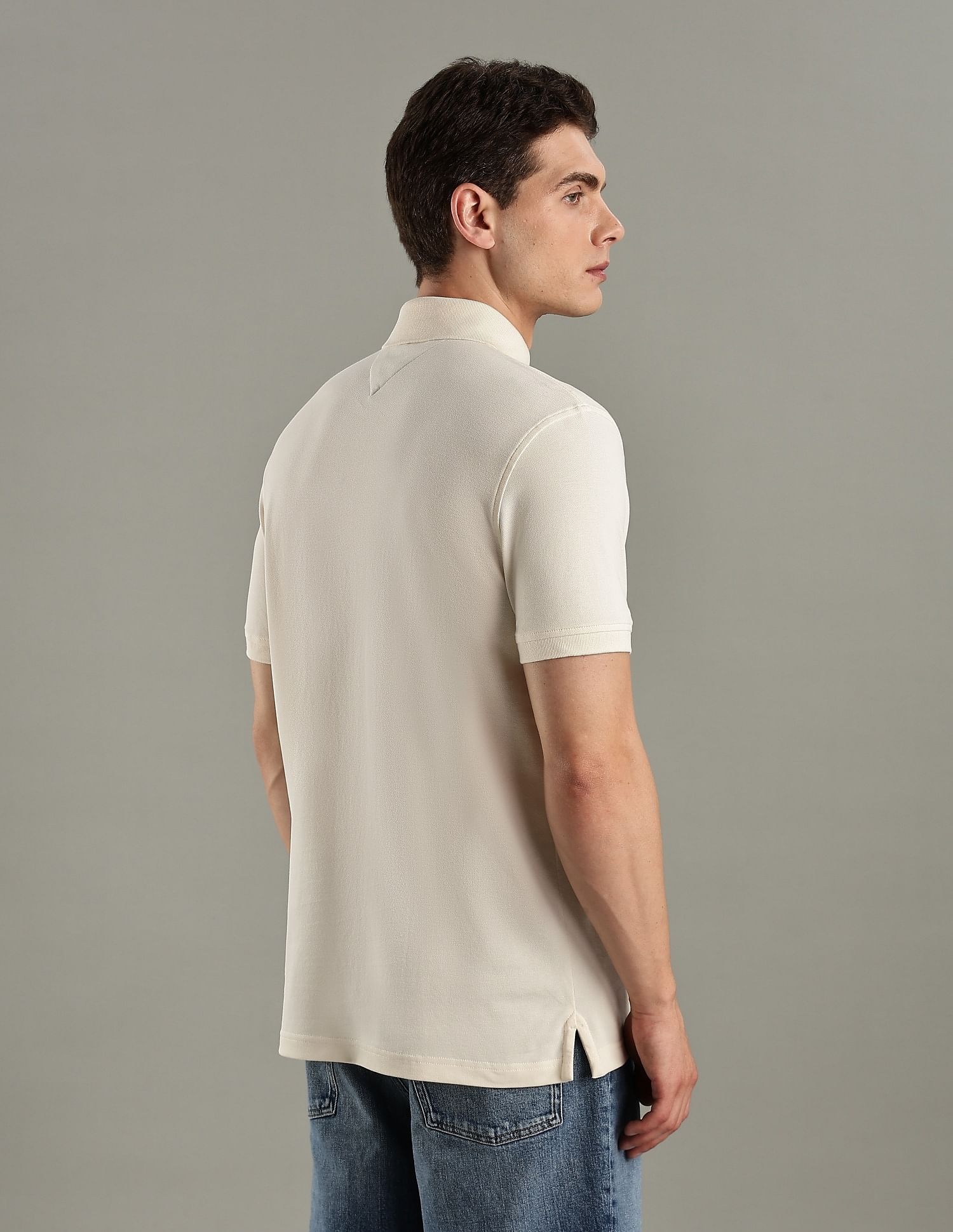 Tommy Hilfiger Logo Regular-Fit Cotton Polo T-Shirt