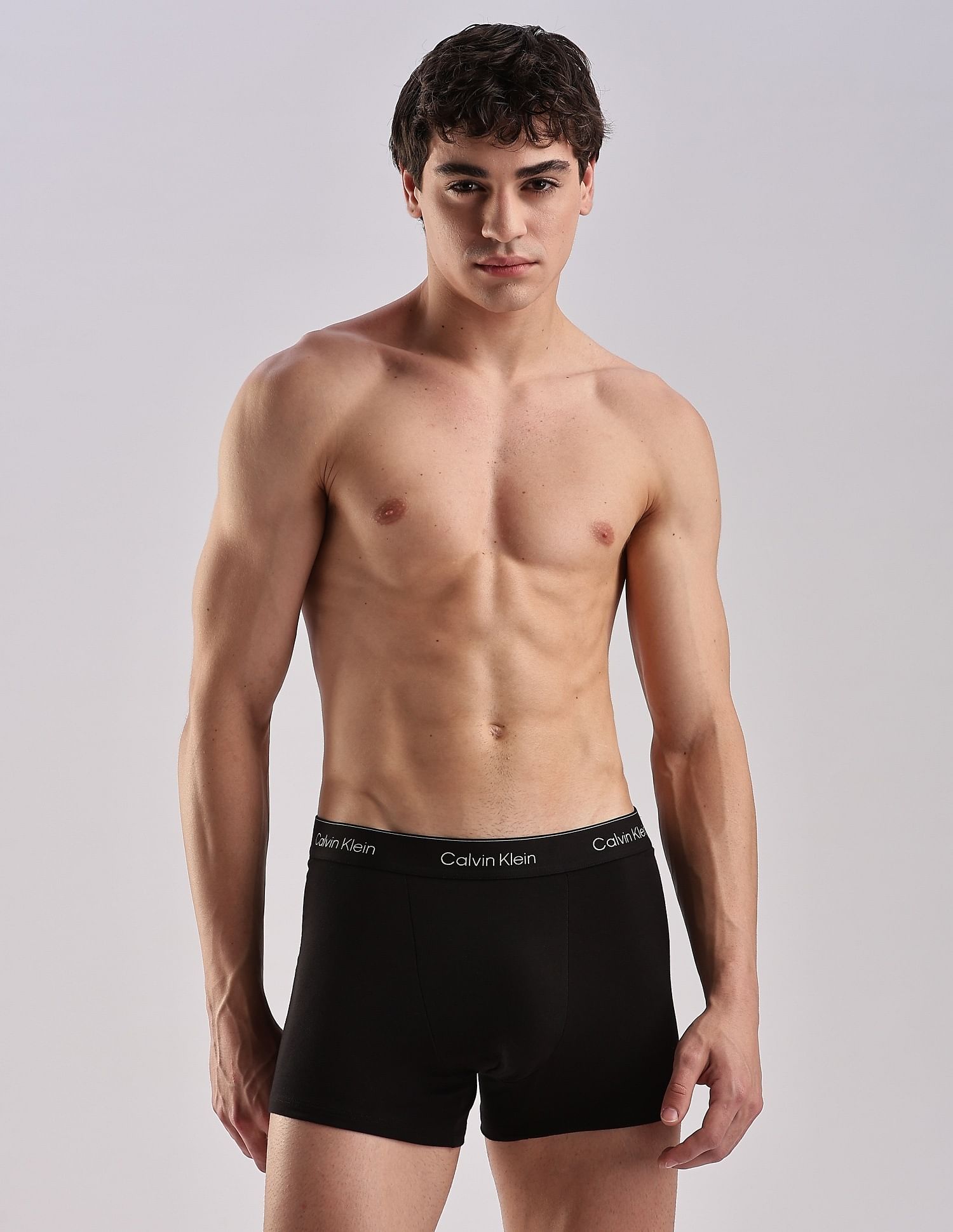 Calvin Klein Underwear Low Rise Solid Multi Trunks - Pack of 3