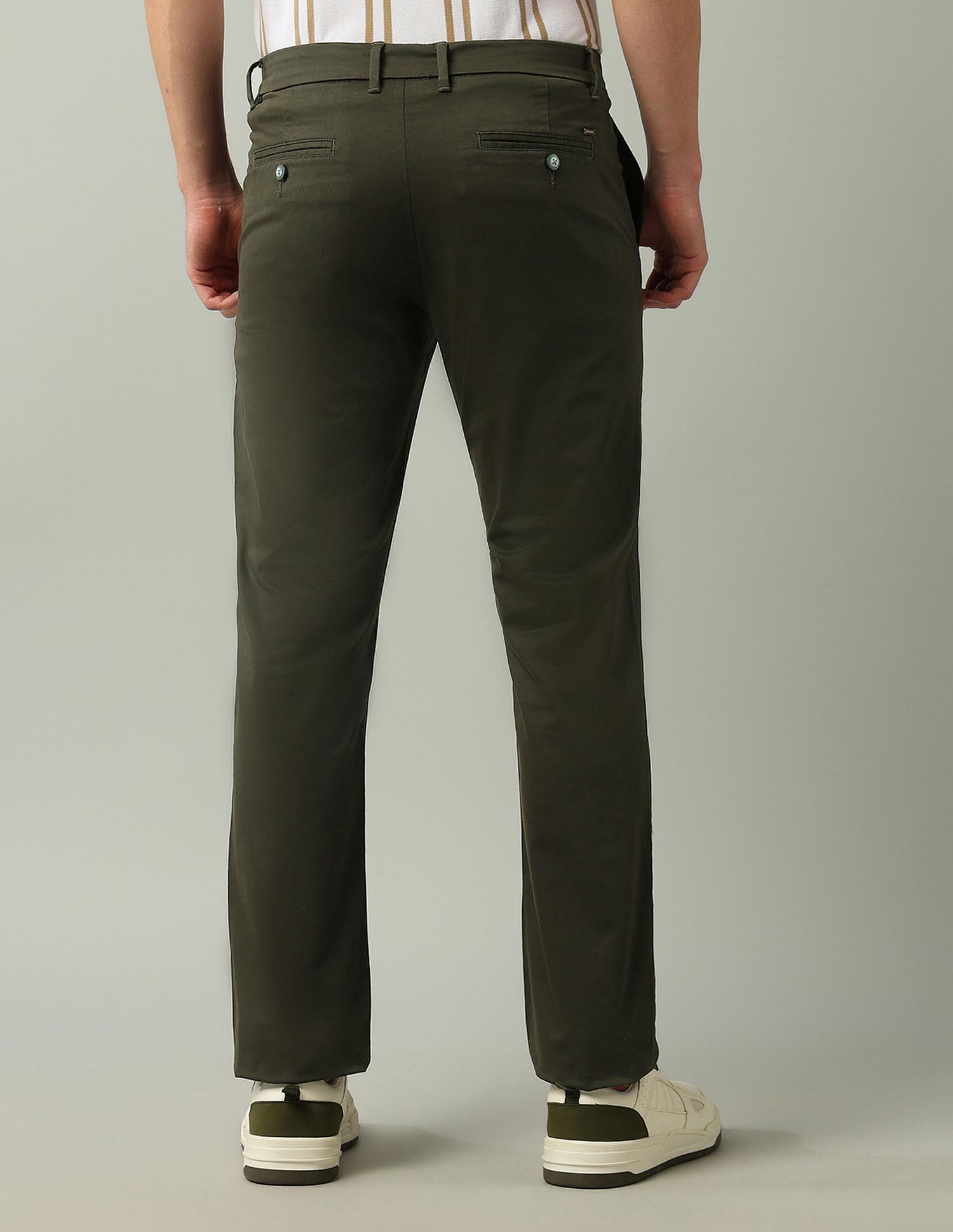 Arrow Sport AutoFlex Regular Fit Twill Trousers