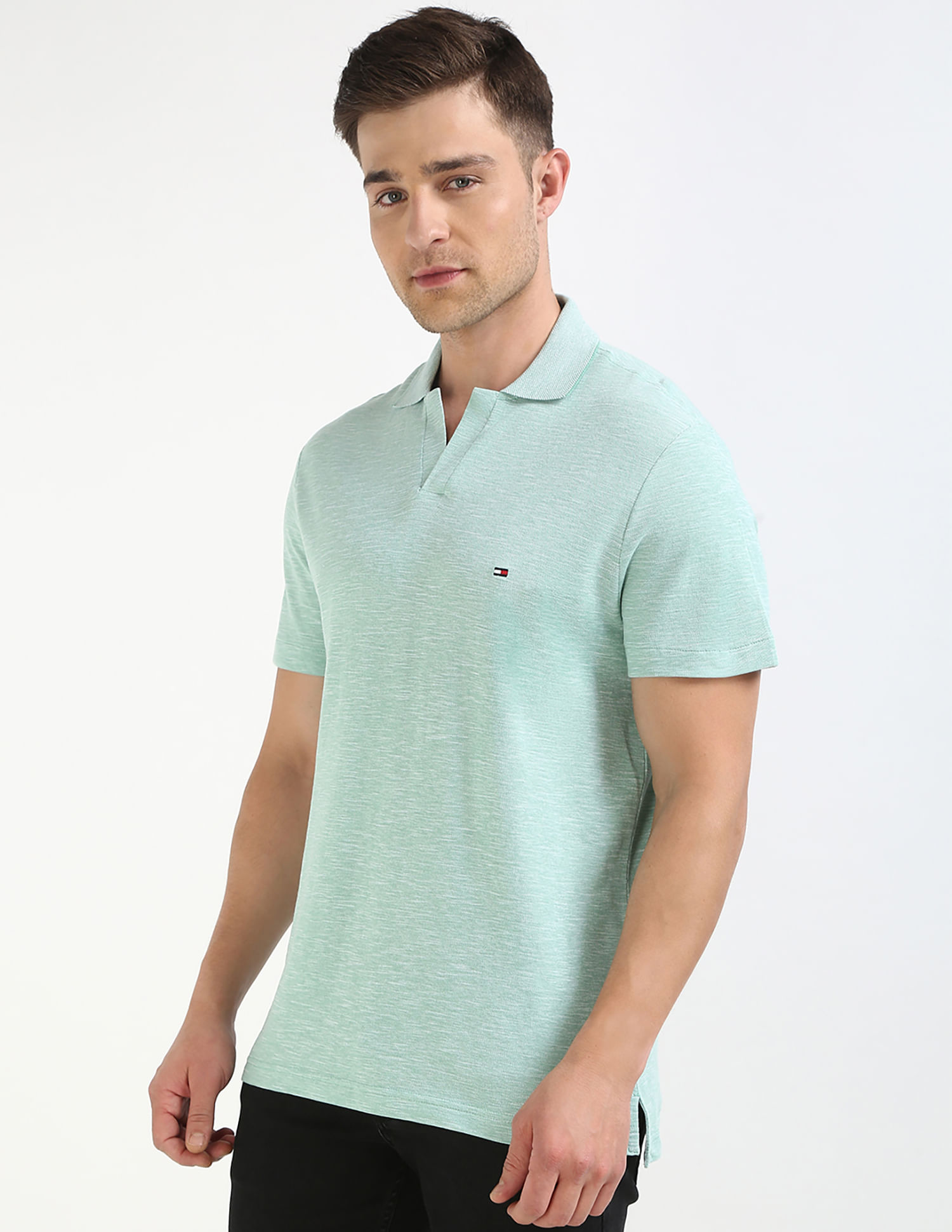 Tommy Hilfiger Printed Regular-Fit Cotton Polo Shirt
