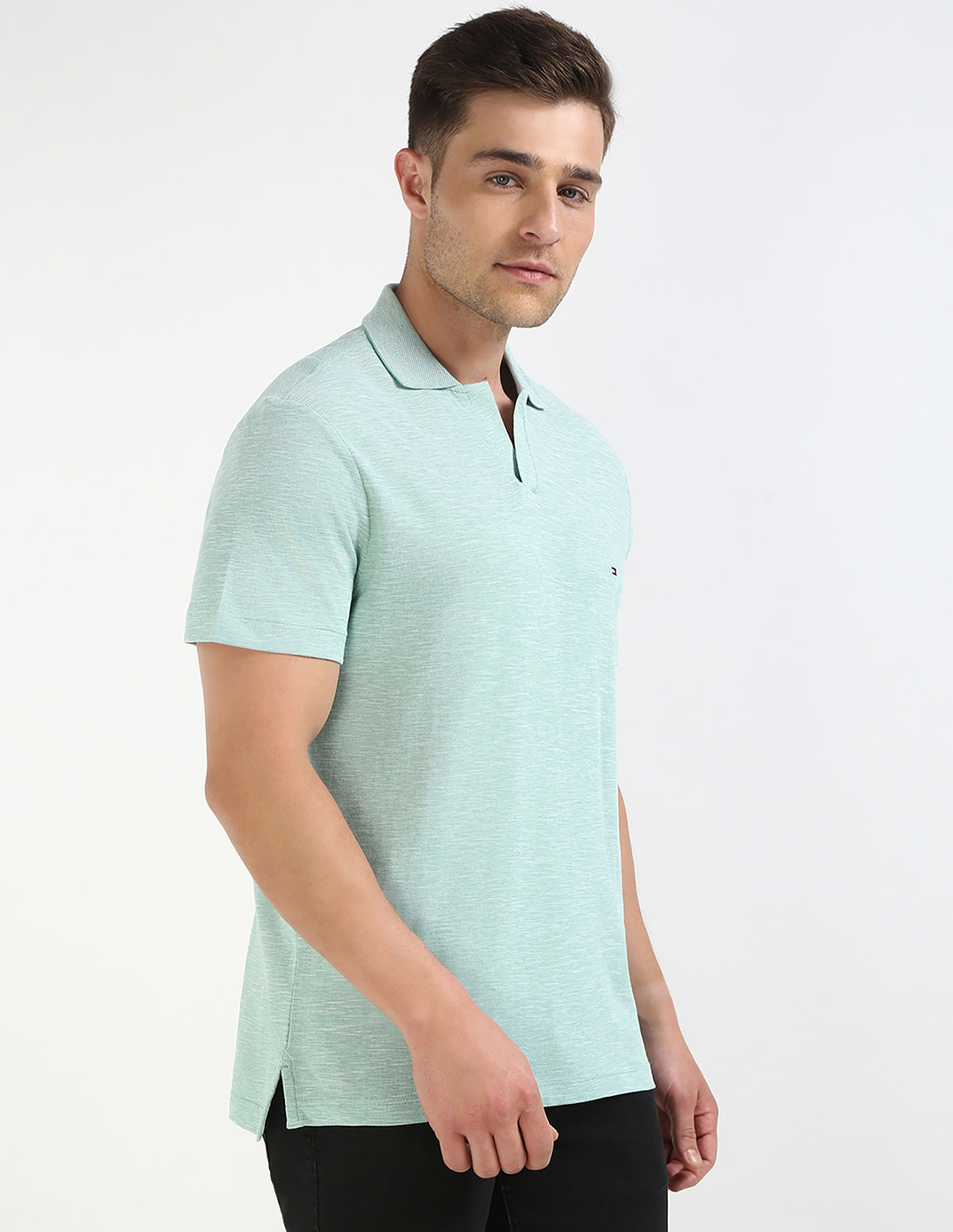 Tommy Hilfiger Printed Regular-Fit Cotton Polo Shirt