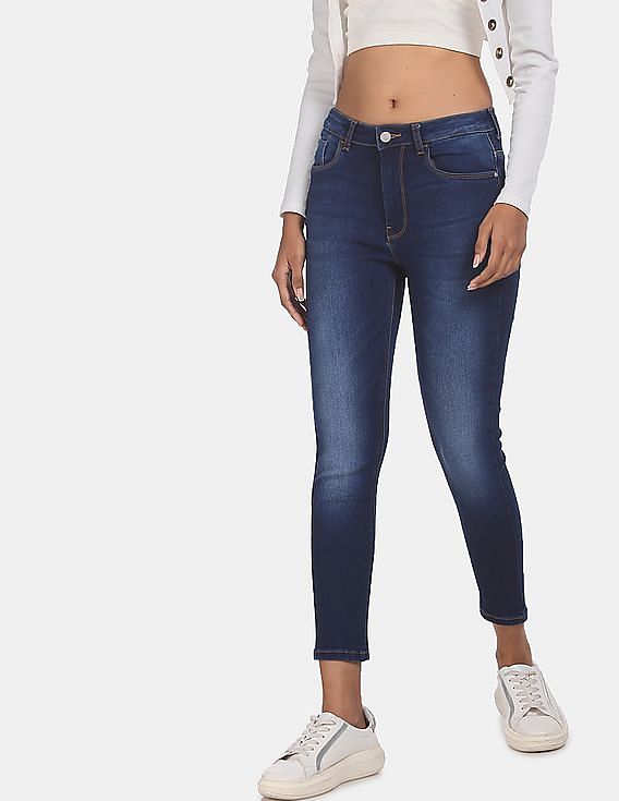 Flying Machine Women High Rise Veronica Skinny Fit Jeans