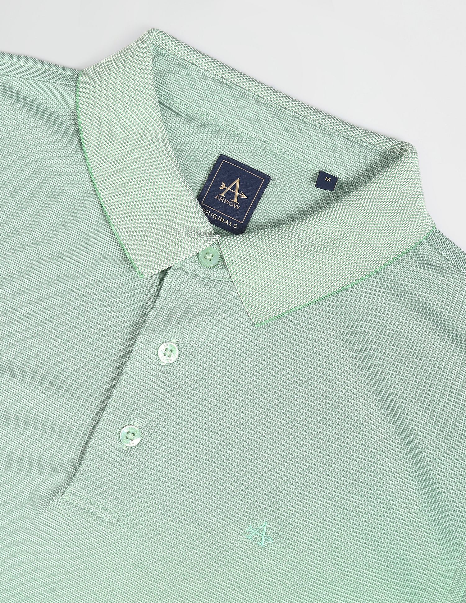 Arrow Cotton Solid Polo Shirt