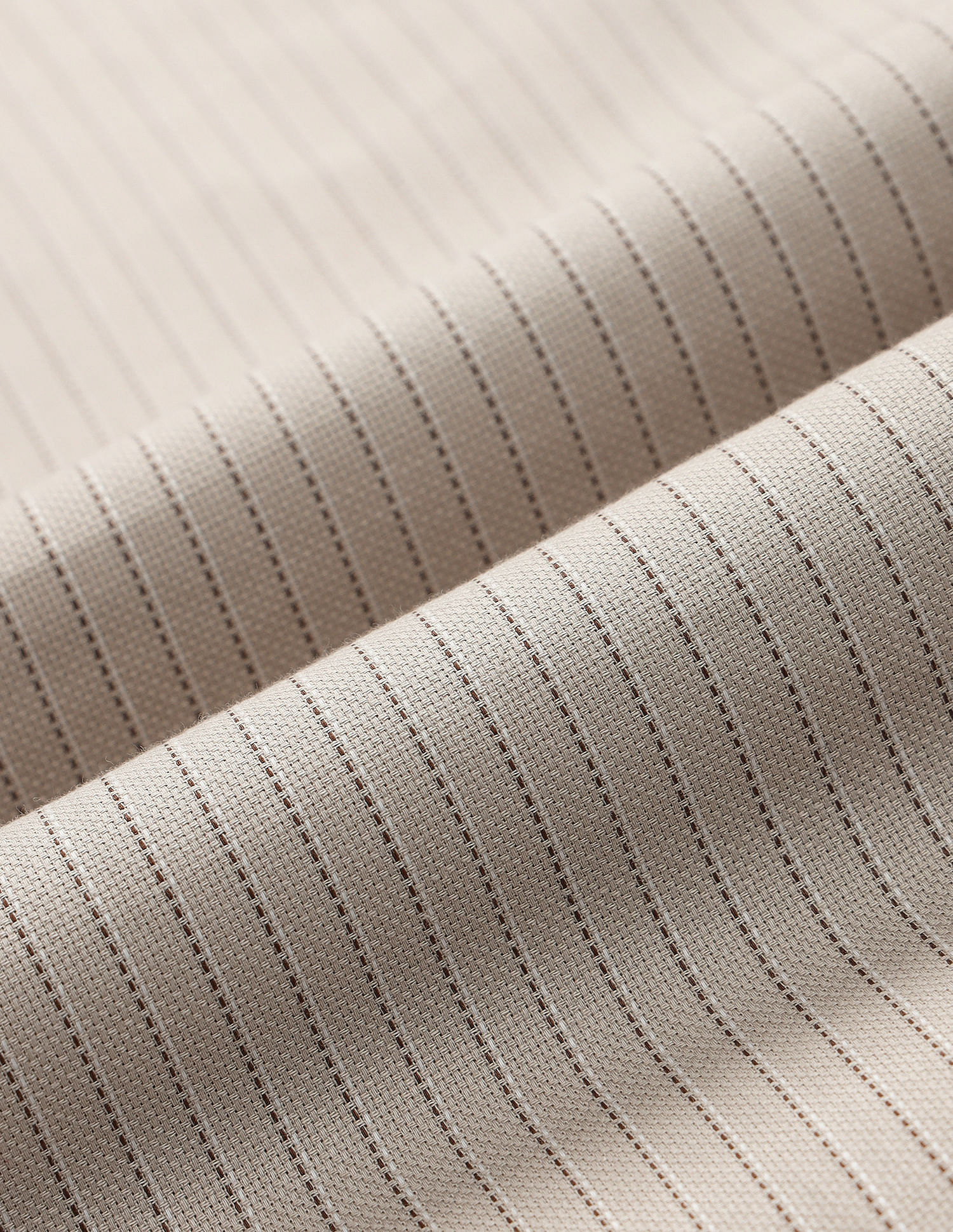Arrow Vertical Stripe Dobby Cotton Shirt