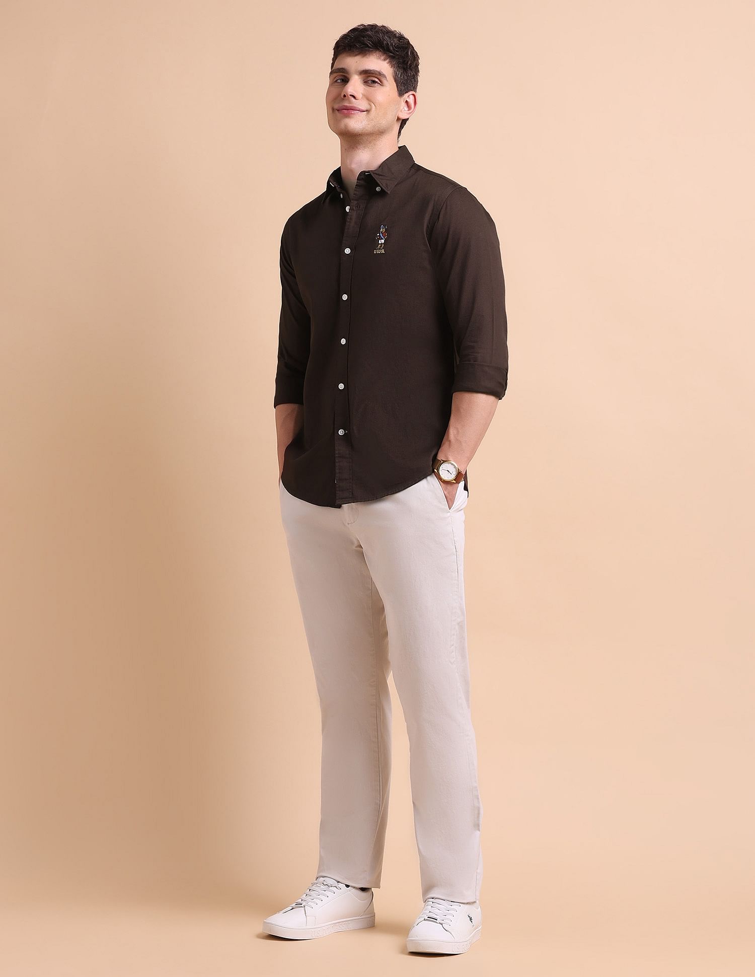 U.S. Polo Assn. Tailored Fit Button Down Shirt