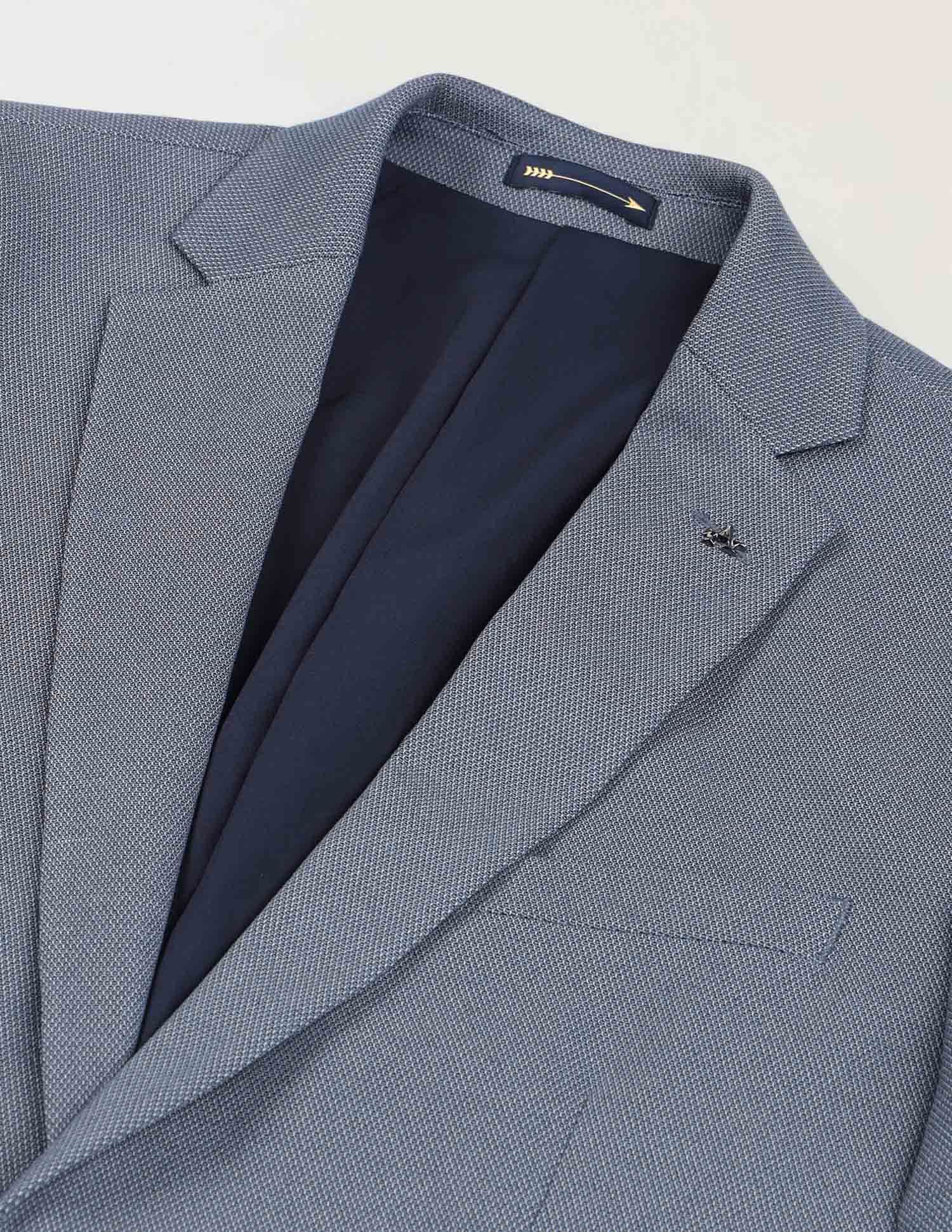 Arrow Solid Zero Calorie Slim Fit Blazer