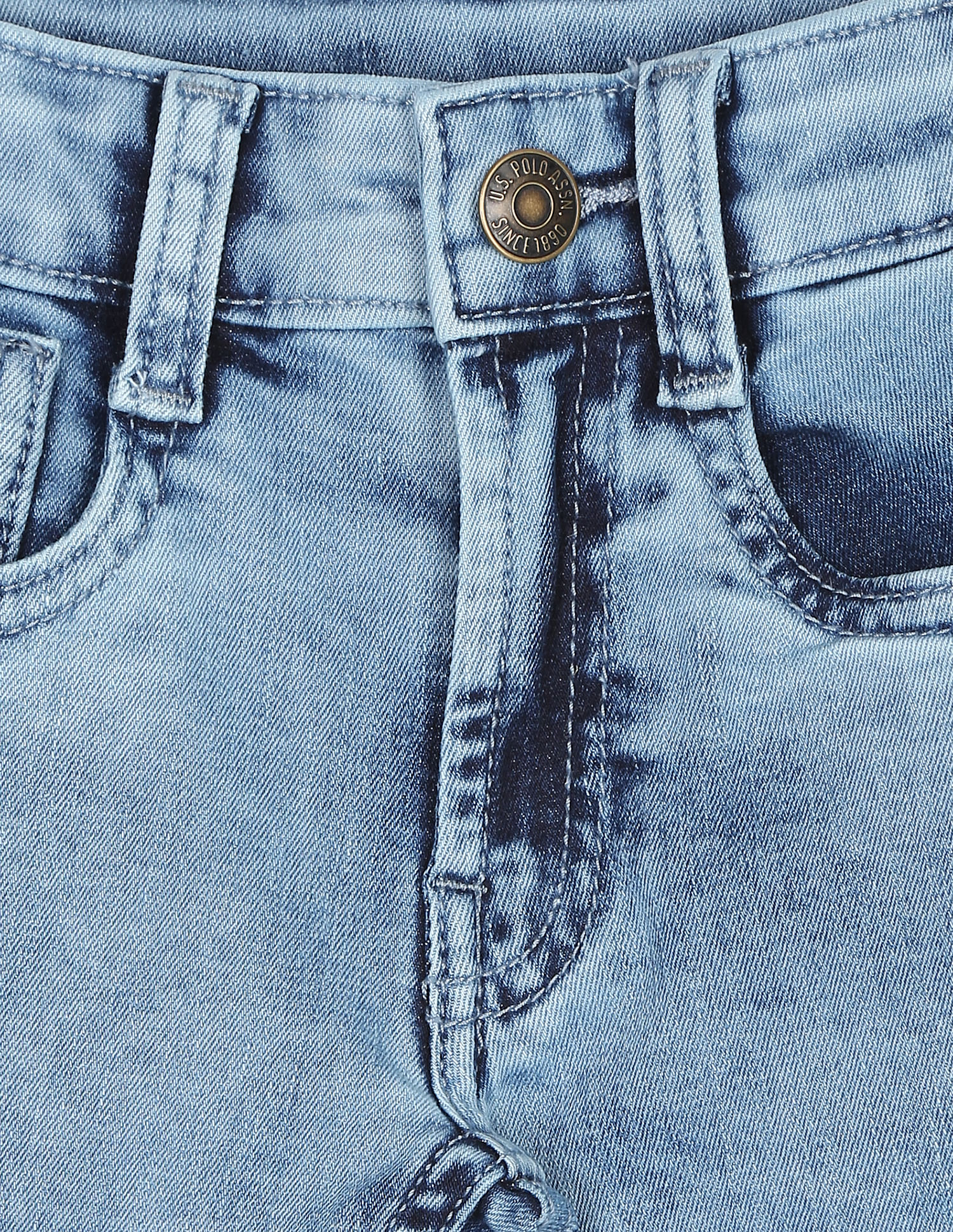 U.S. Polo Assn. Kids Denim Authentic 1980 Shorts