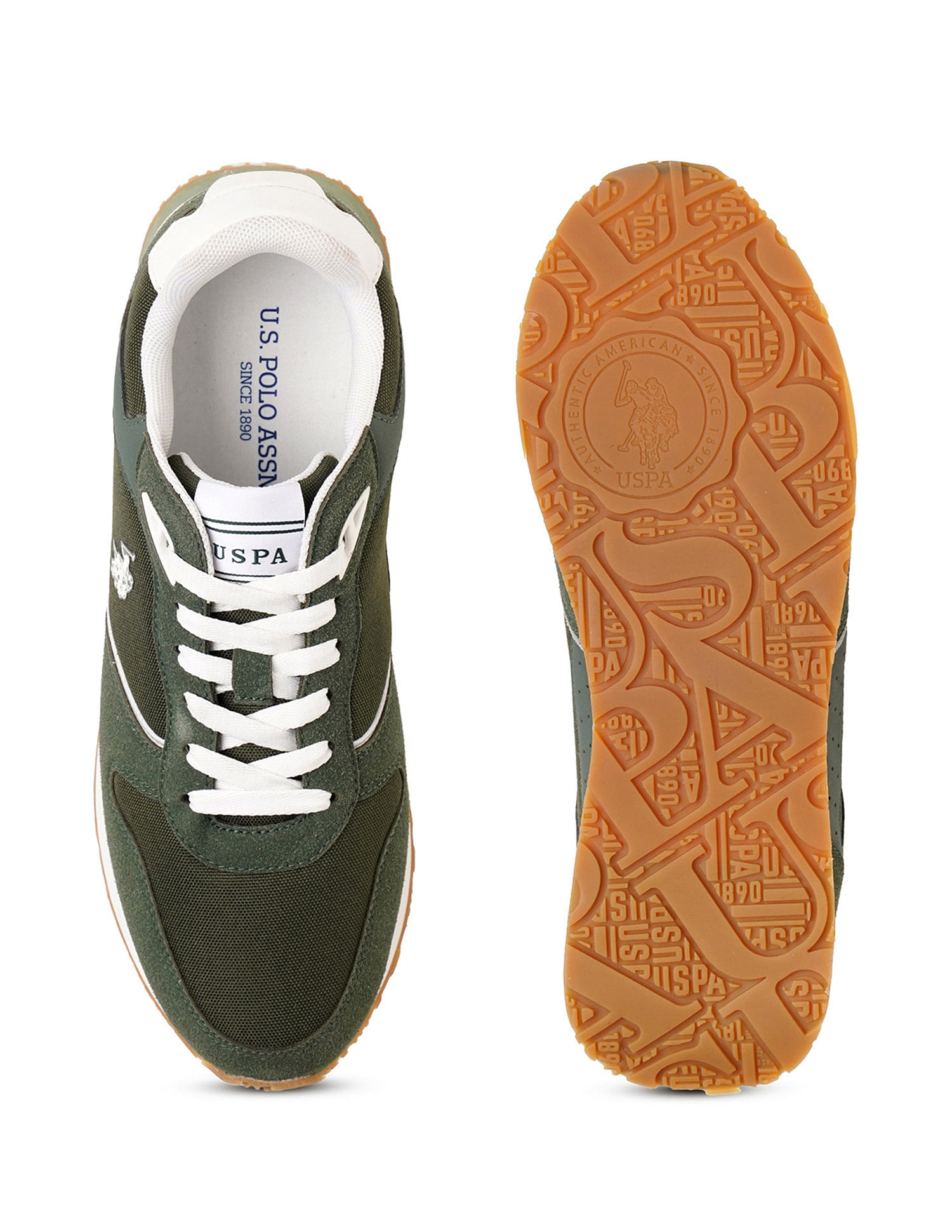 U.S. Polo Assn. Men Aspen 2.0 Suede Colourblocked Sneakers