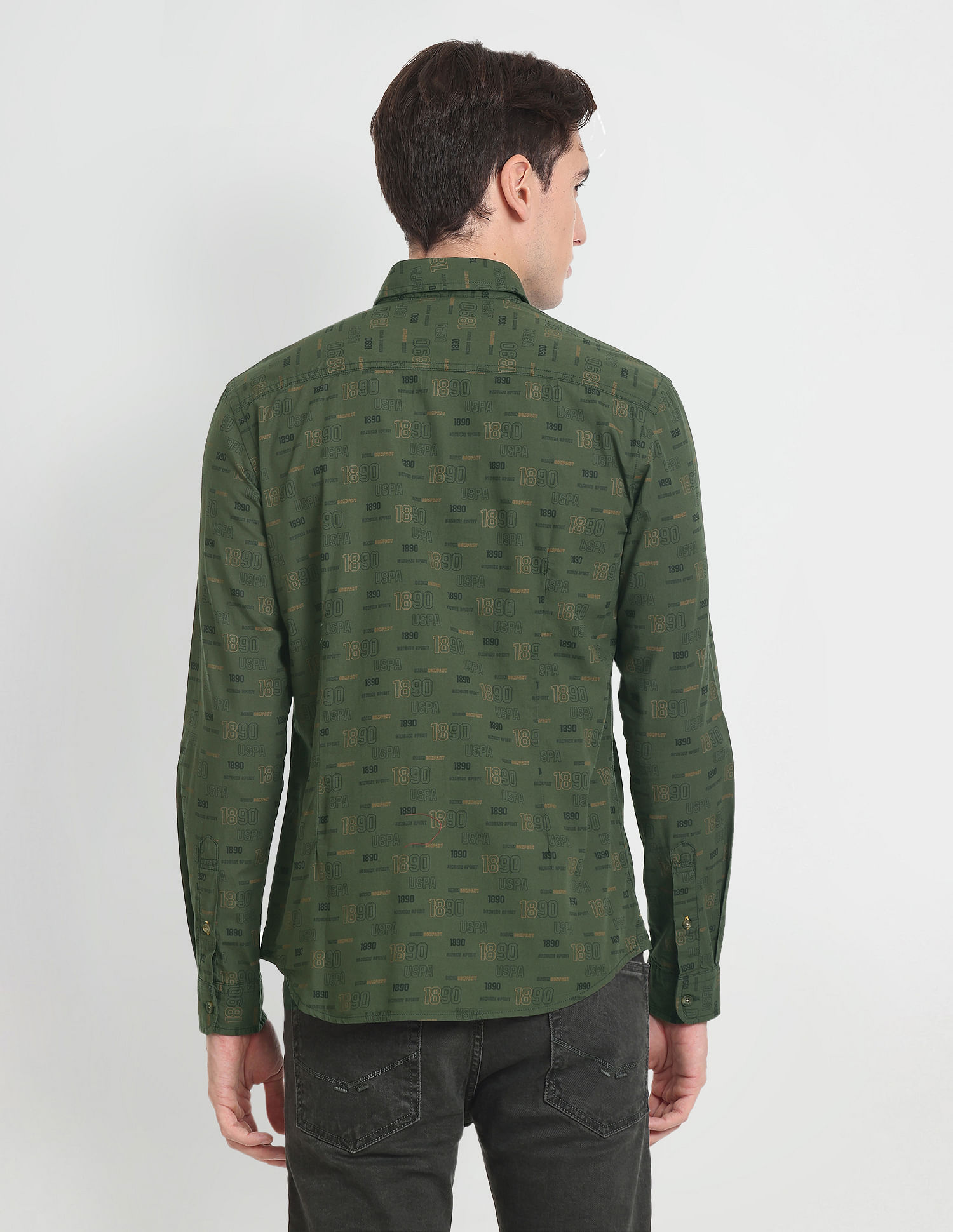 U.S. Polo Assn. Denim Co. BrPrint Cotton Shirt