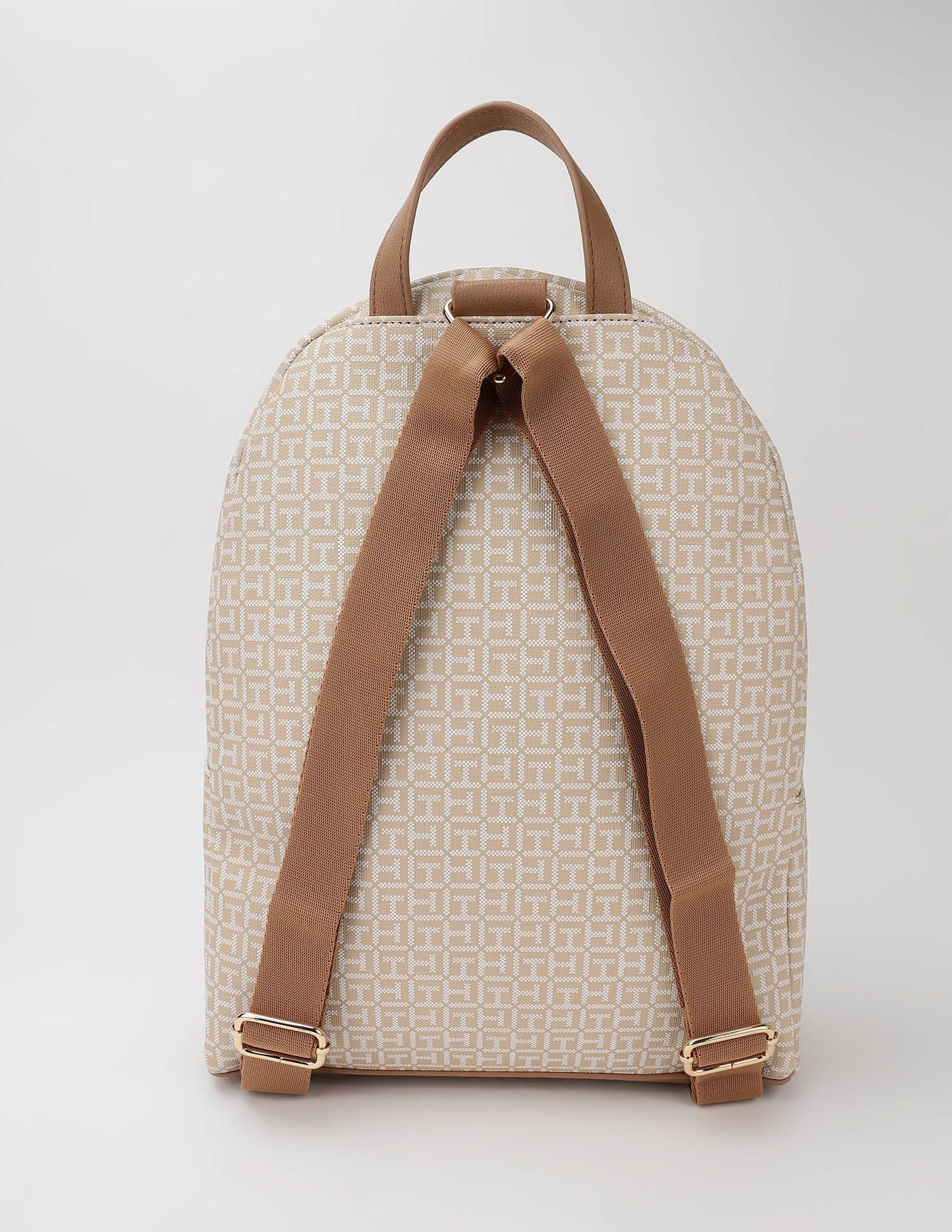 Tommy Hilfiger Logo Beige Pvc Backpack