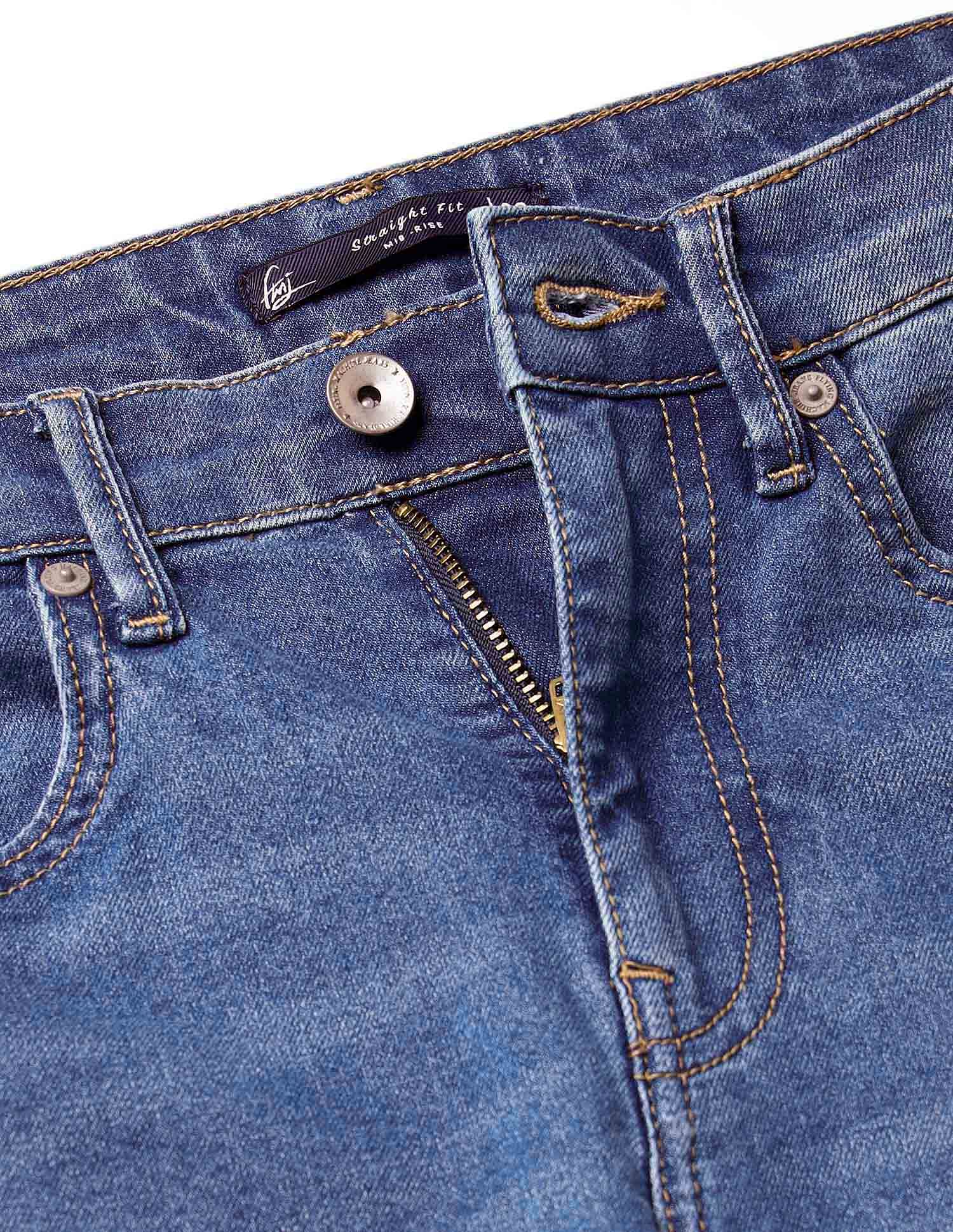 Flying Machine Women High Rise Straight Fit Jeans