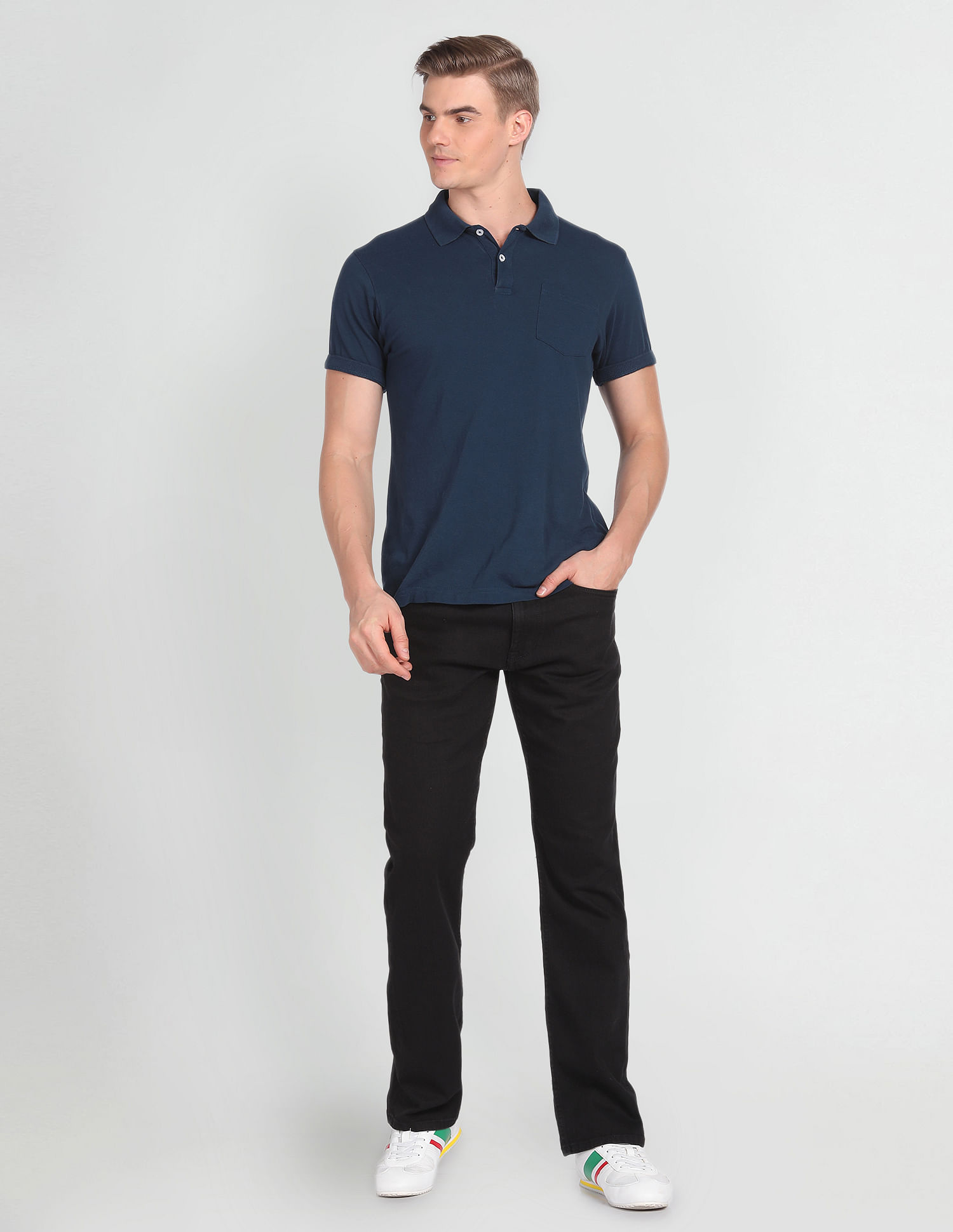 U.S. Polo Assn. Denim Co. Mid Rise Bootcut Fit Jeans
