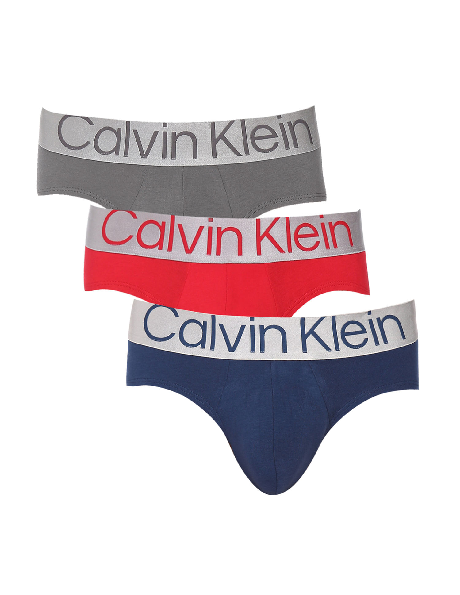 Buy Calvin Klein Underwear Men Assorted Mid Rise Solid Hipster