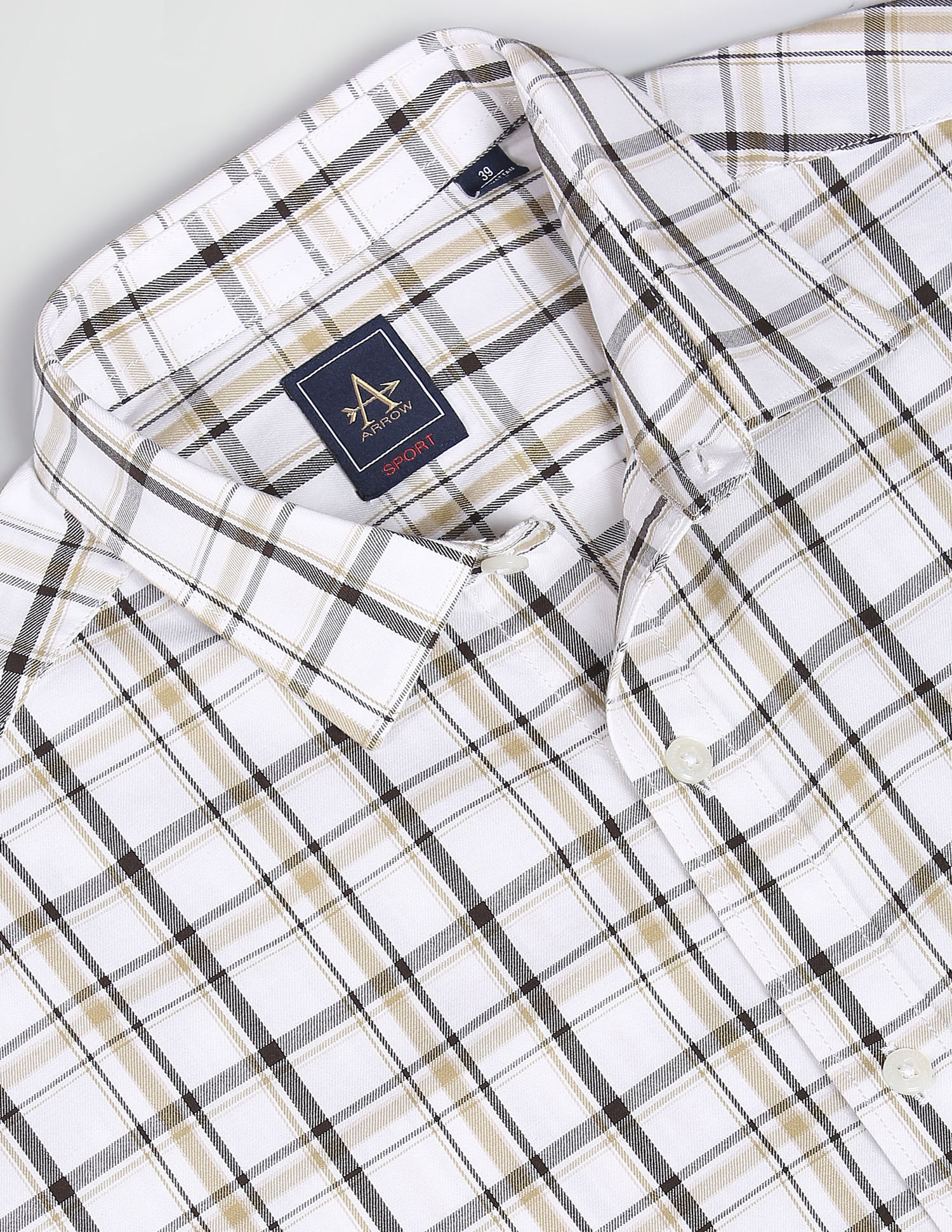 Arrow Sports Manhattan Slim Fit Cotton Shirt