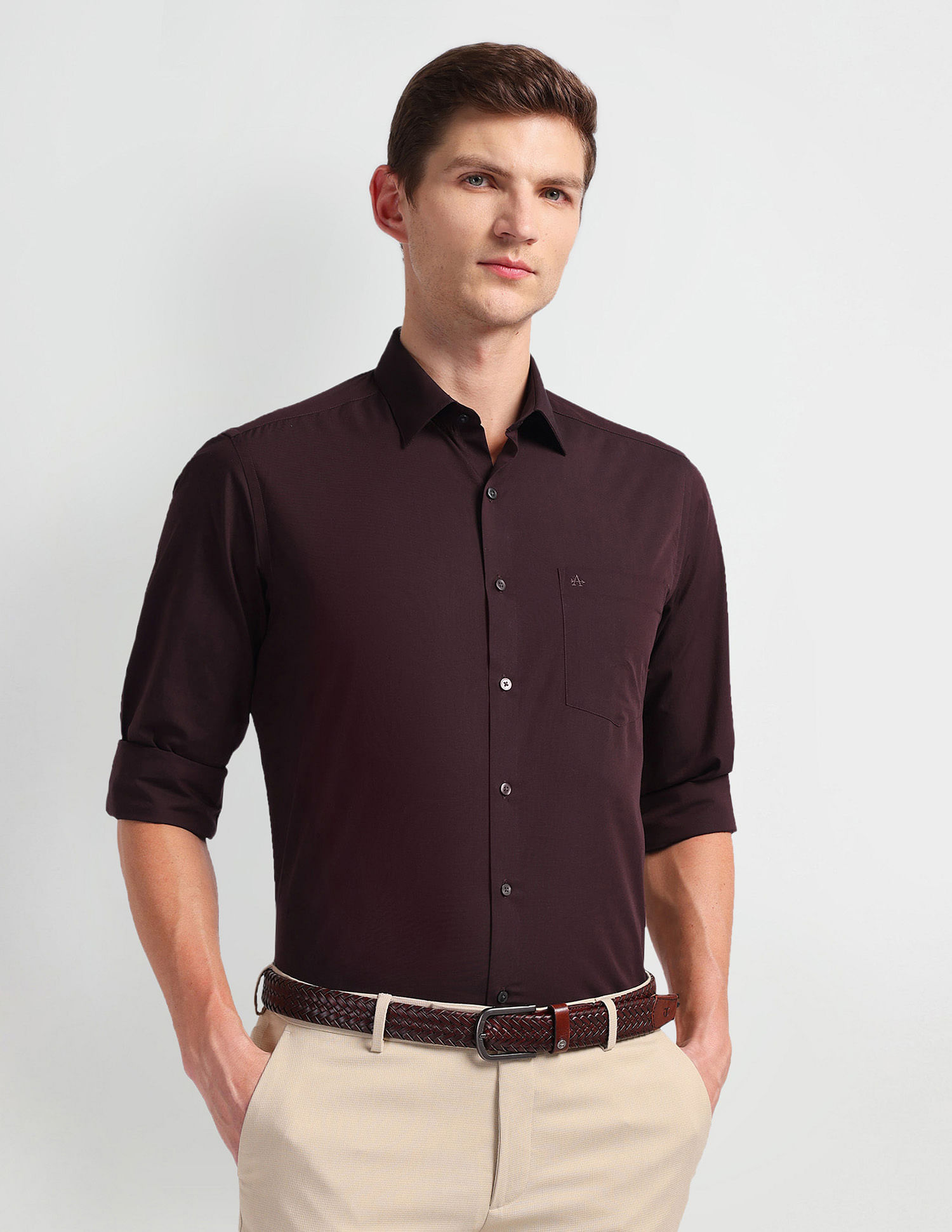 Arrow Solid Dobby Shirt