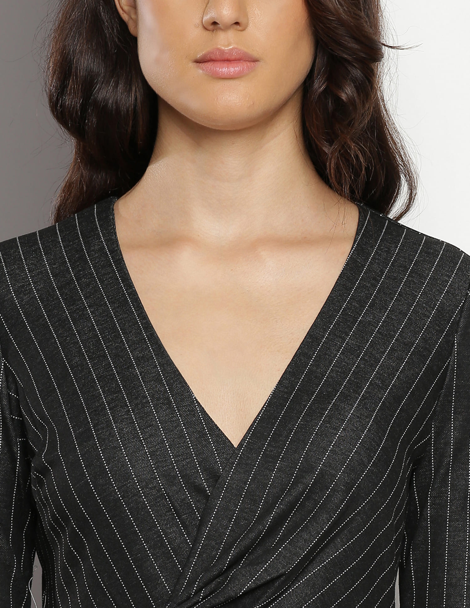 Buy Calvin Klein Vertical Stripe Ponte Knit Dress - NNNOW.com