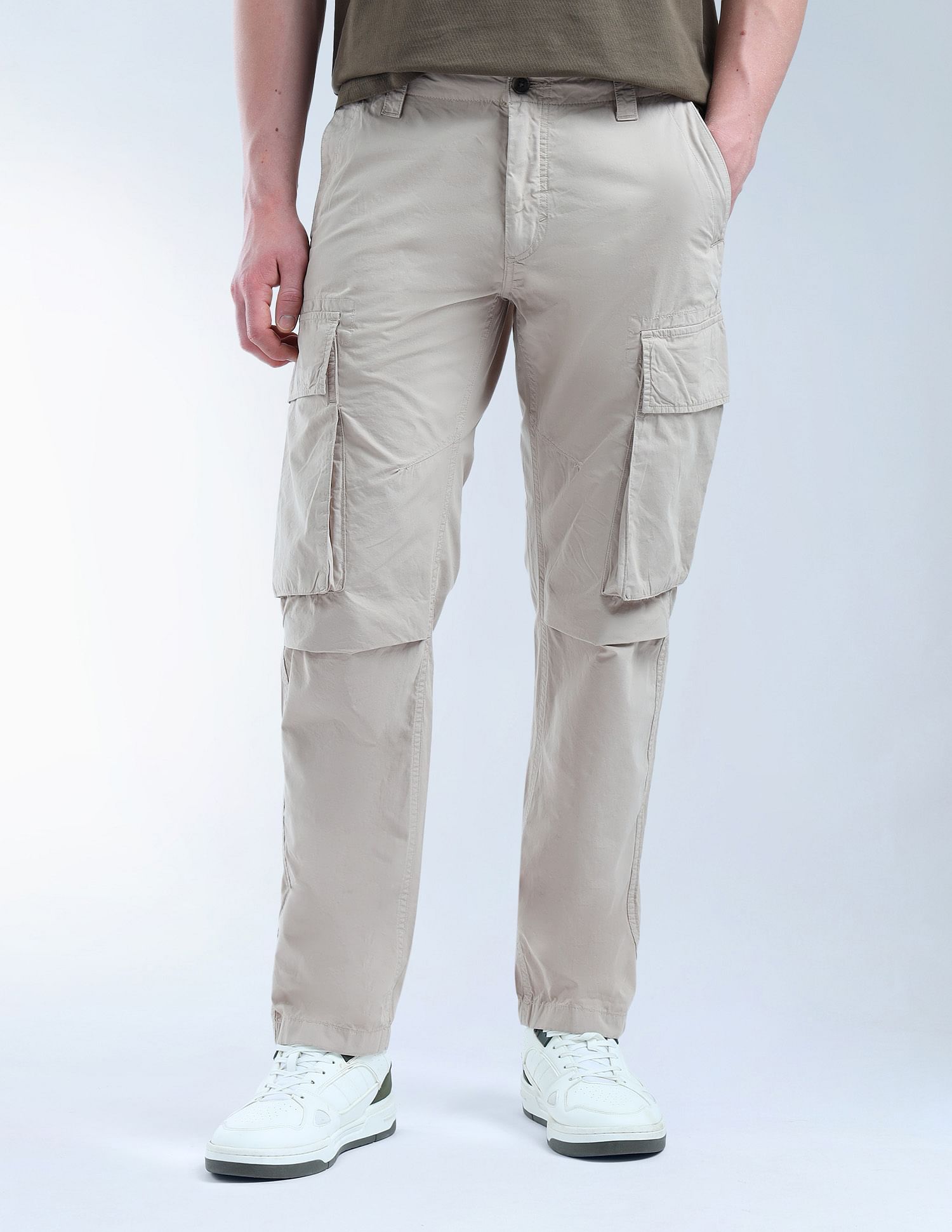 Flying Machine Relaxed Tapered Fit Twill Cargo