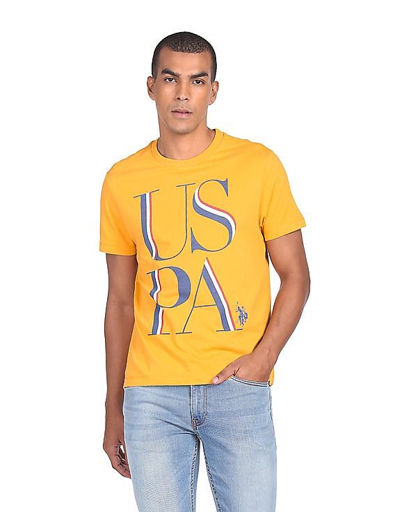 U.S. Polo Assn. Denim Co. Cotton Brand Print T-Shirt