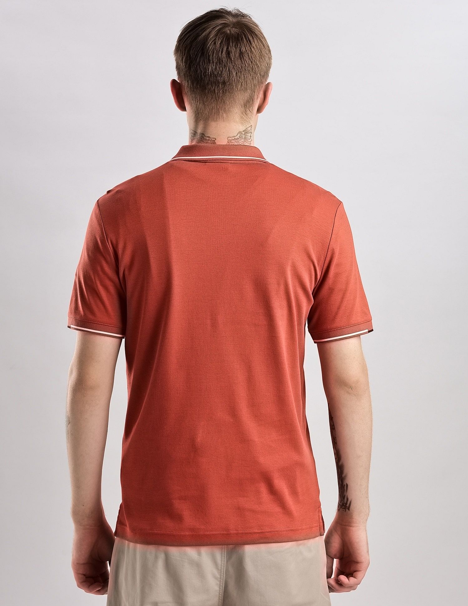 Calvin Klein Jeans Solid Slim Fit Cotton Polo Shirt