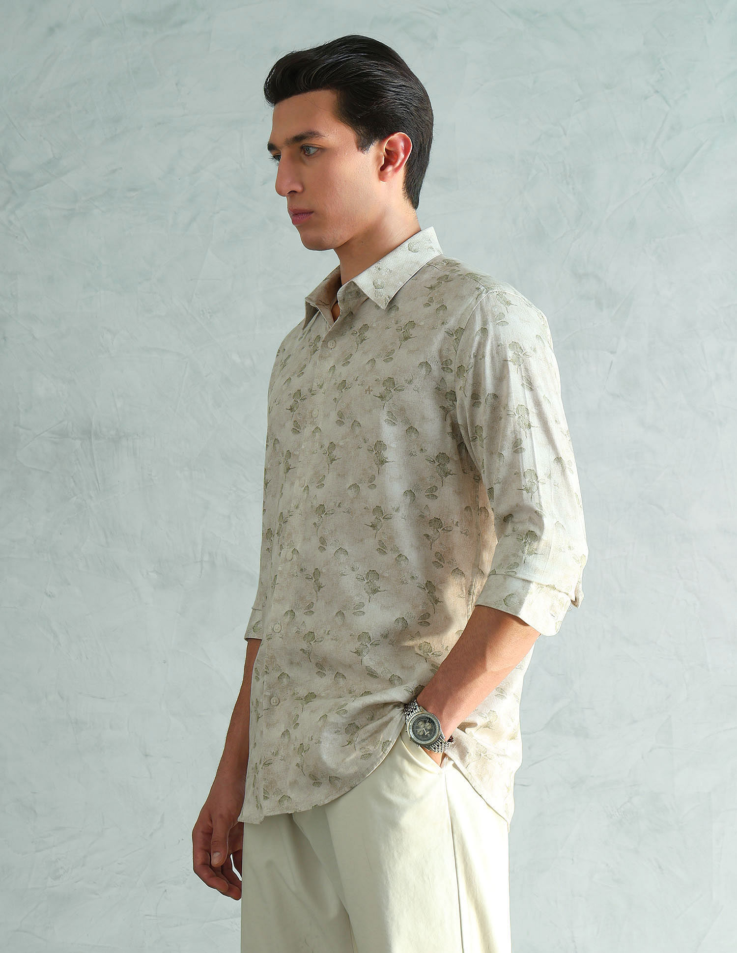 Arrow Newyork Slim Fit Smart Printed Shirt