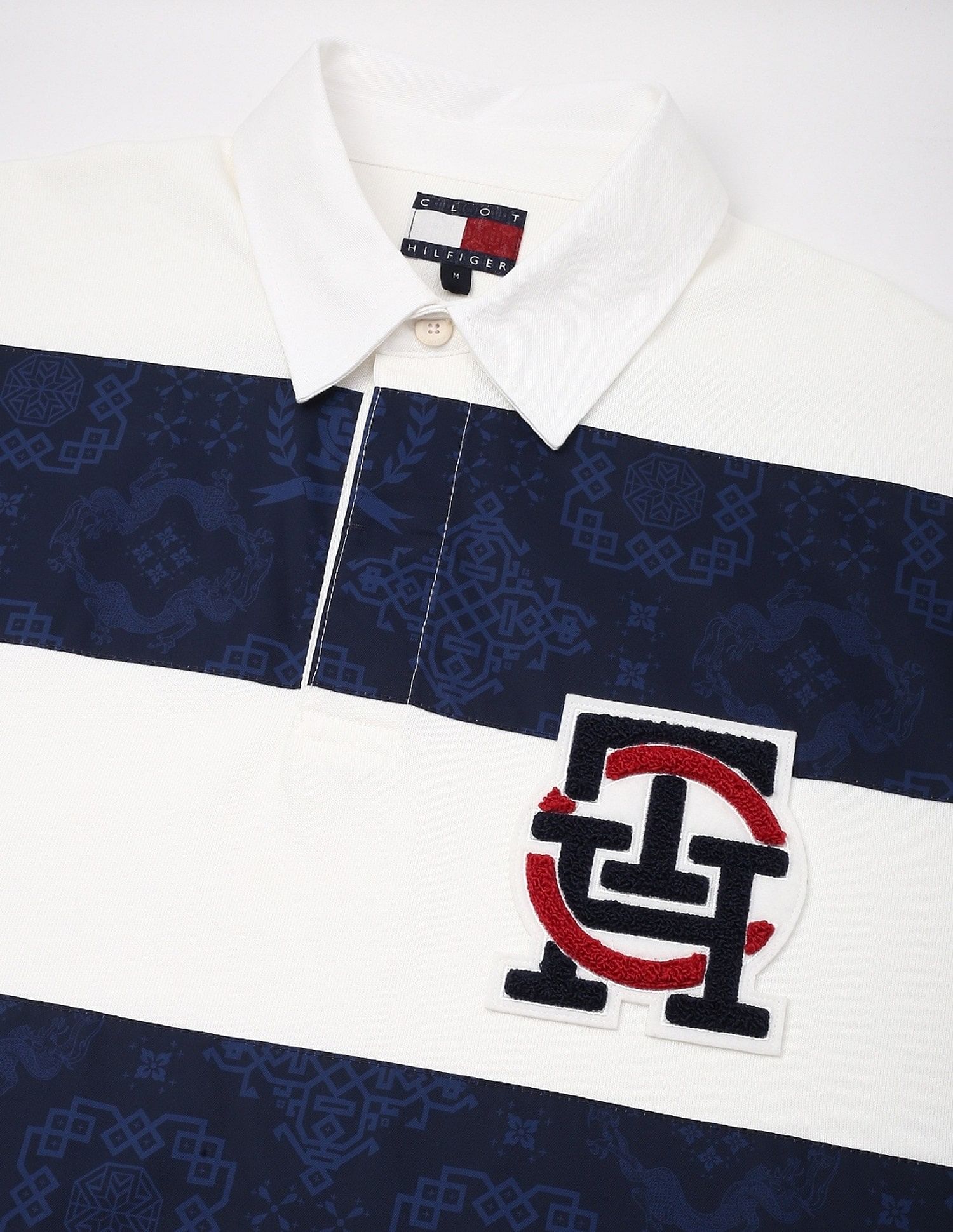 Tommy Hilfiger Striped Regular-Fit Cotton Polo Shirt