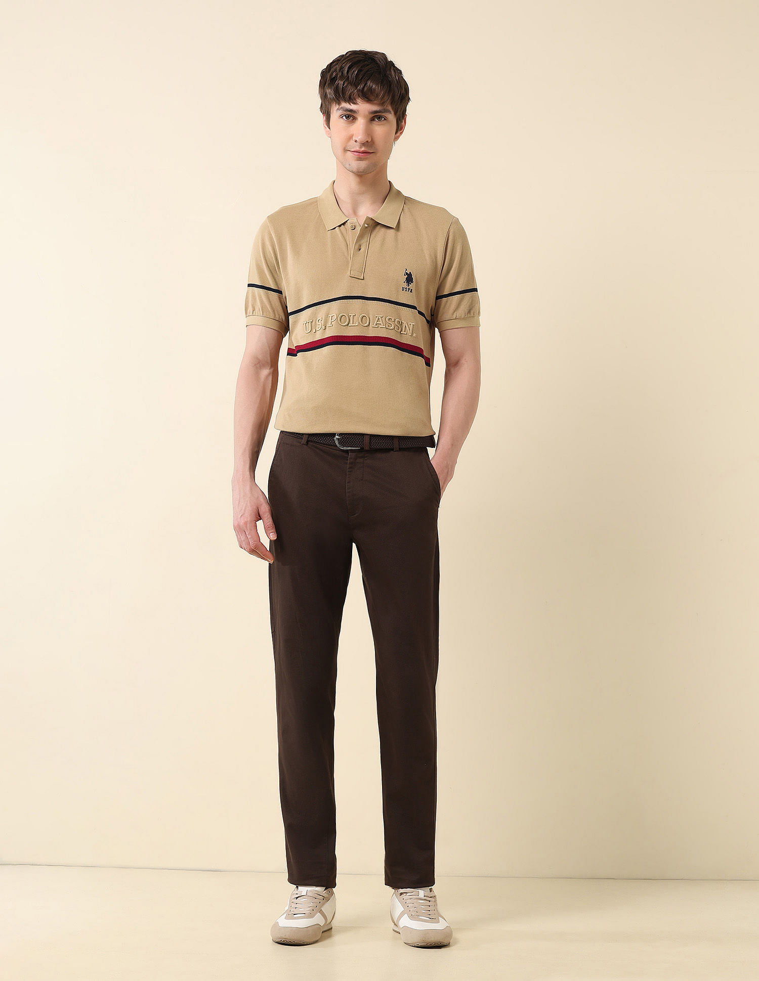U.S. Polo Assn. Brand Embroidered Classic Polo Shirt