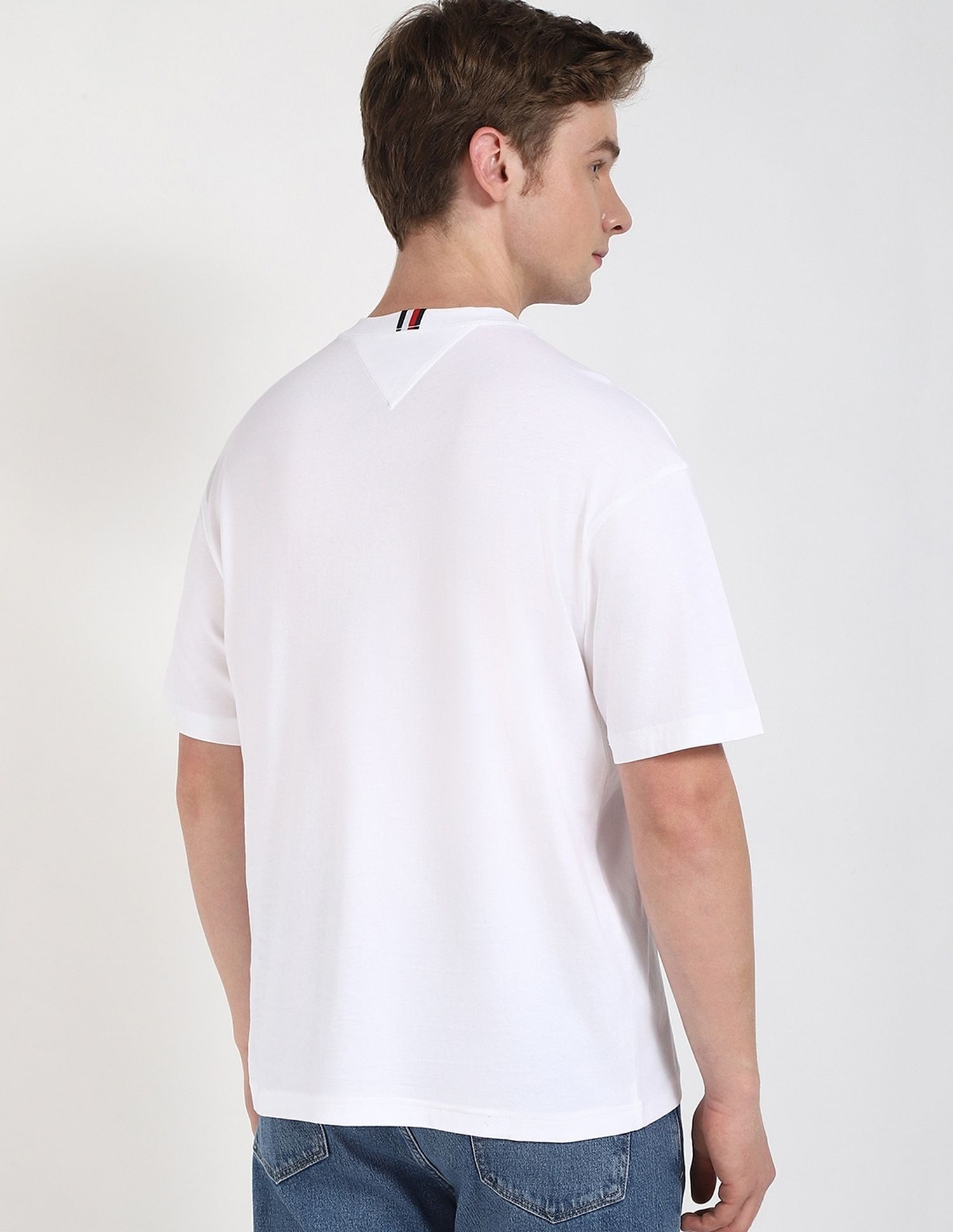 Tommy Hilfiger Logo Regular-Fit Cotton T-Shirt