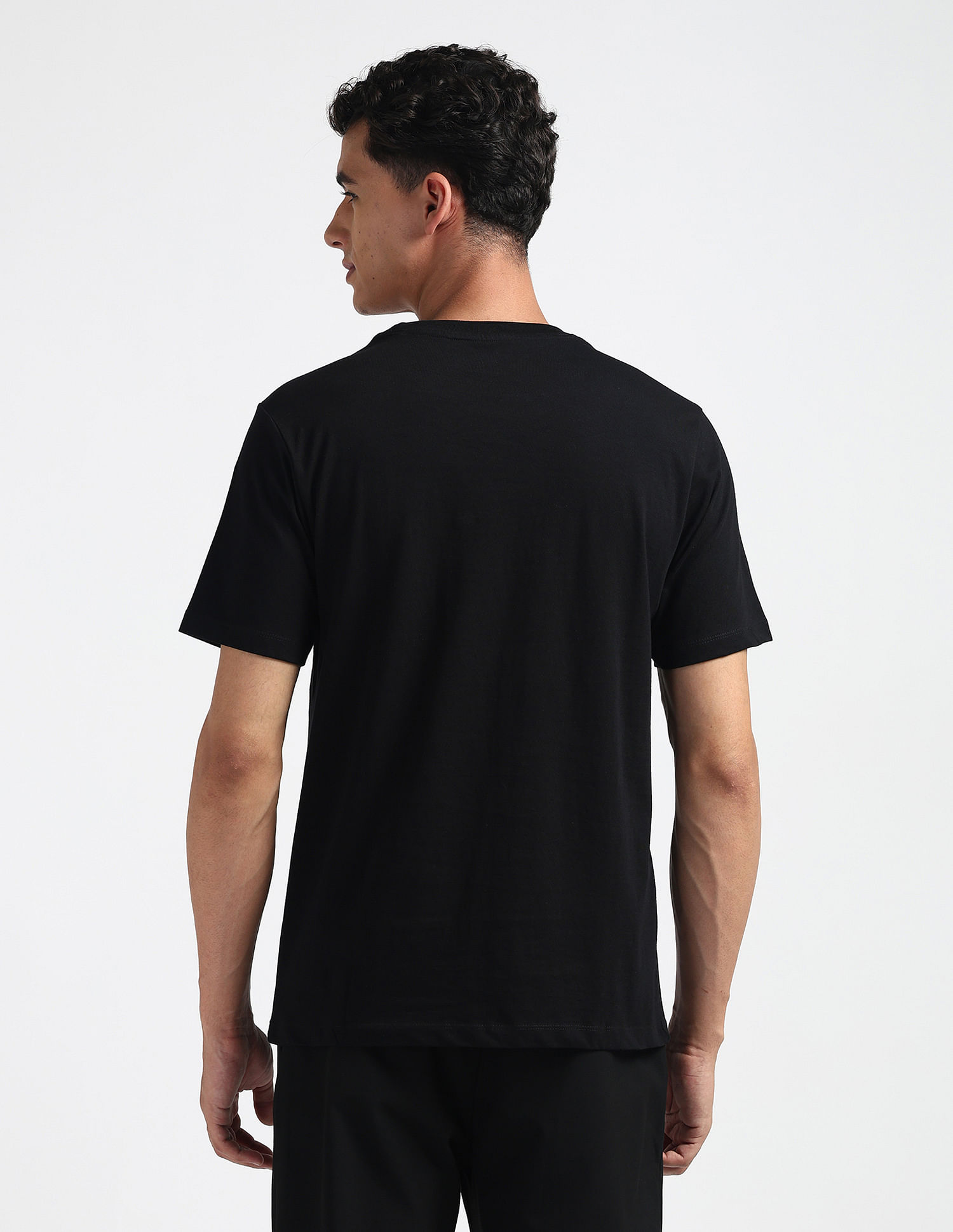 Flying Machine Crew Neck Brand Print T-Shirt