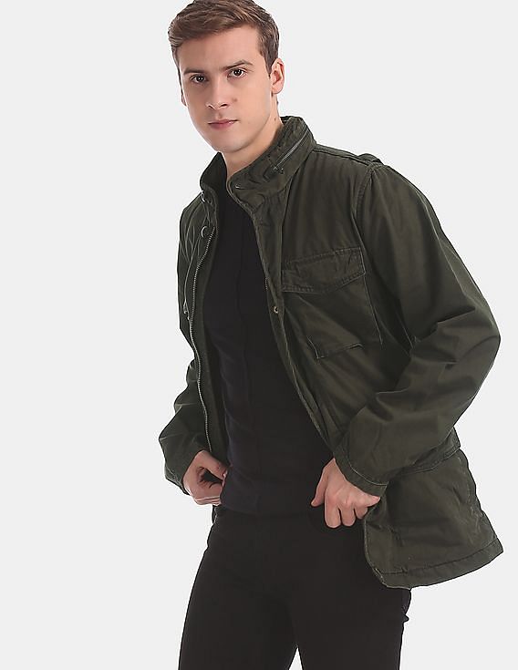 Gap men's military sale jacket