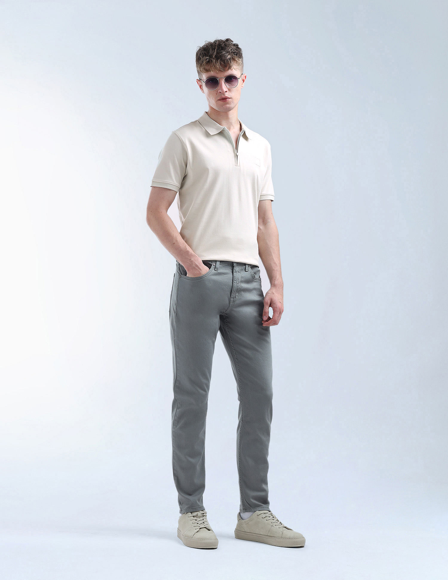 Flying Machine Solid Essentials Polo Shirt