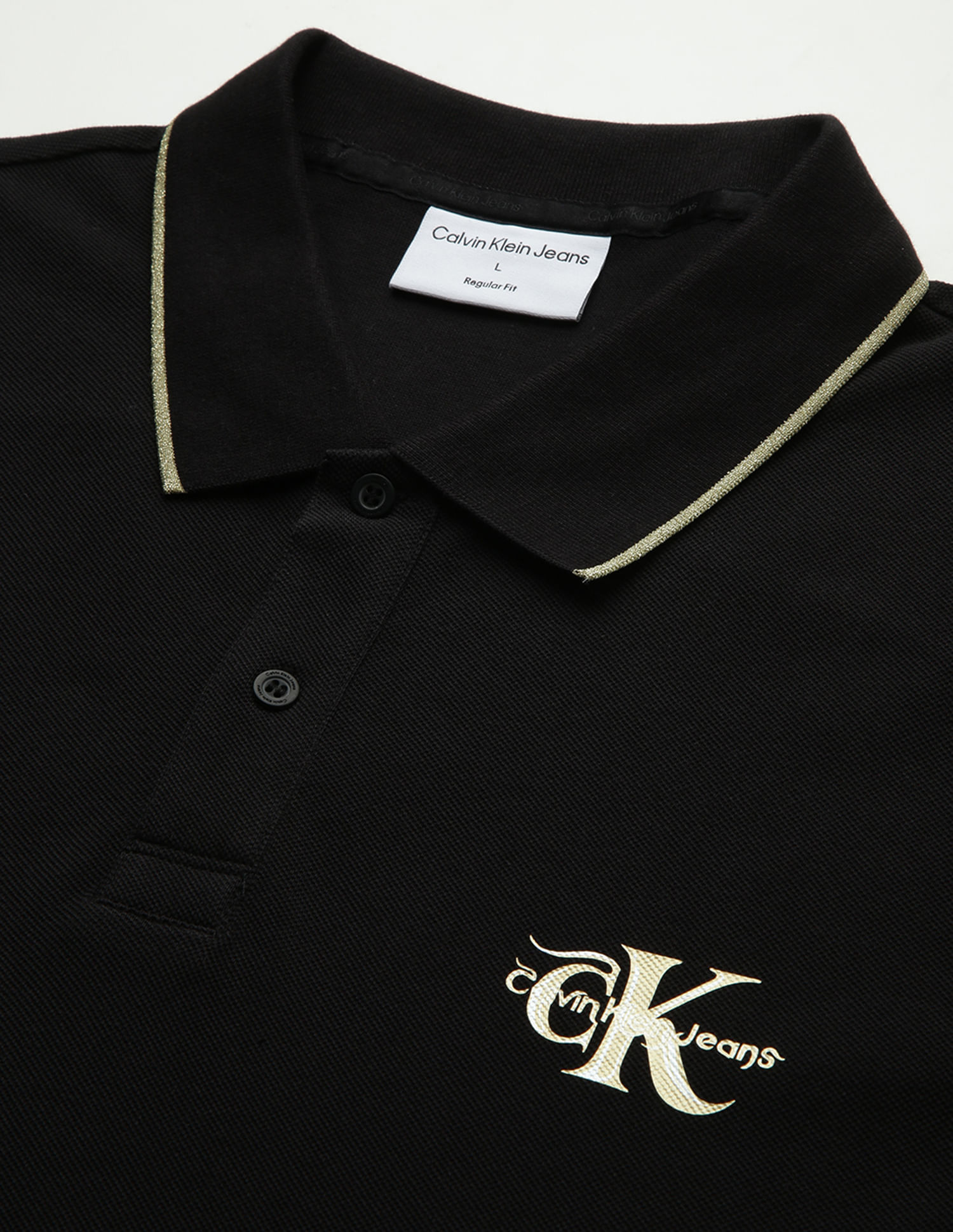 Calvin Klein Regular Fit Cotton Polo Shirt