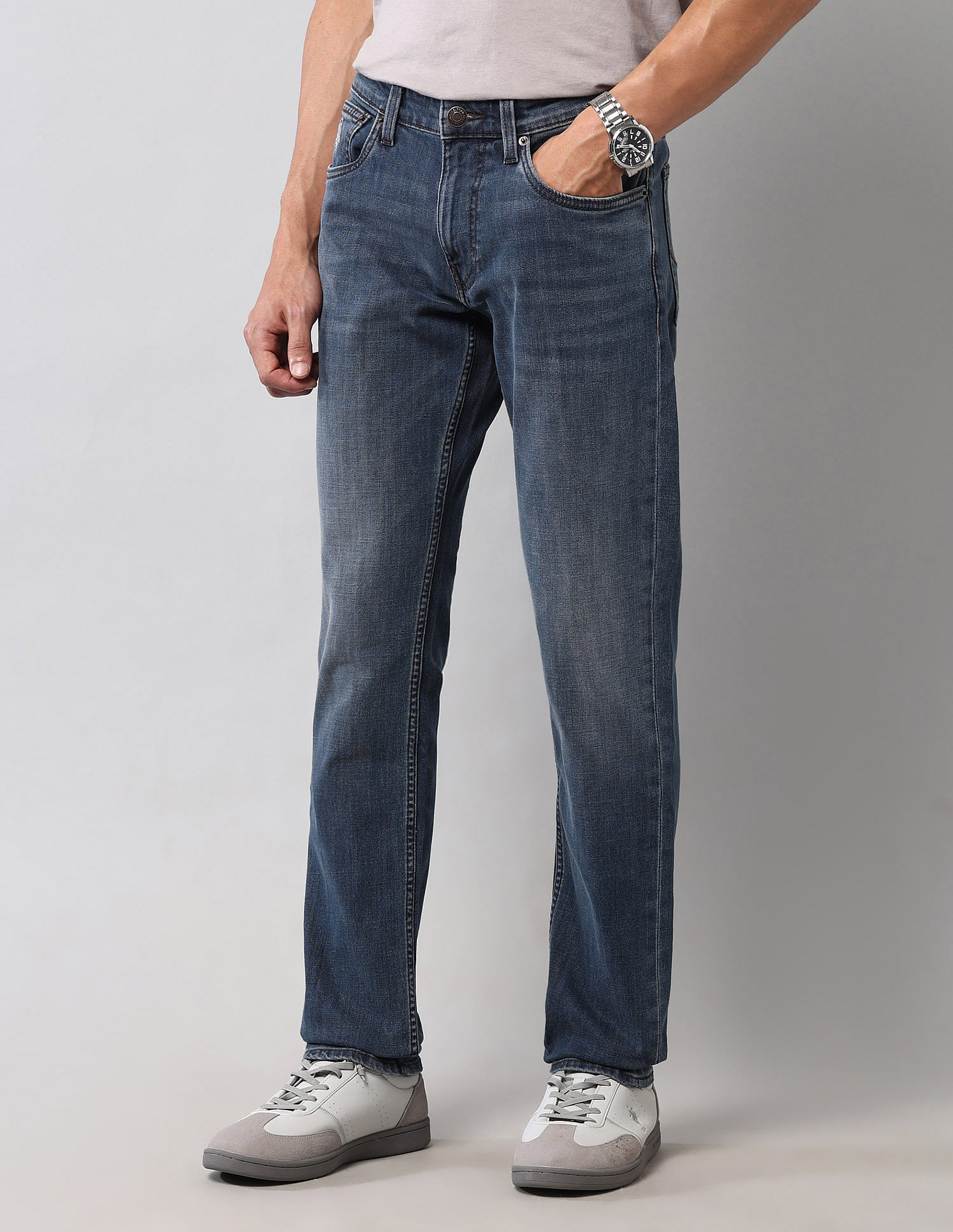 U.S. Polo Assn. Denim Co. Brandon Slim Tapered Fit Blue Vintage Jeans