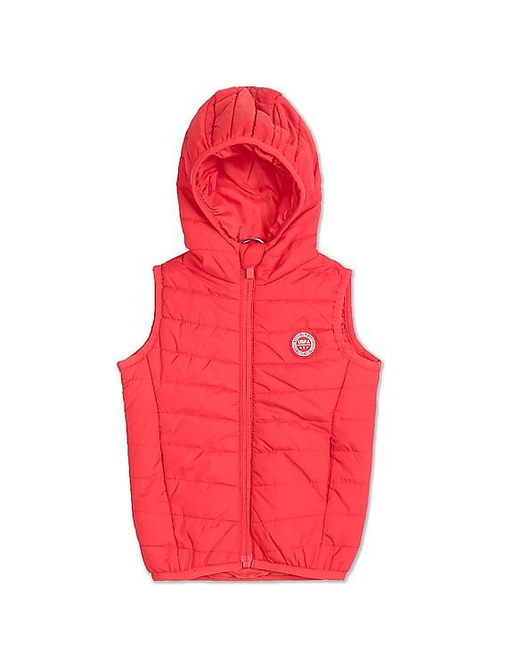 puffer jacket without sleeves