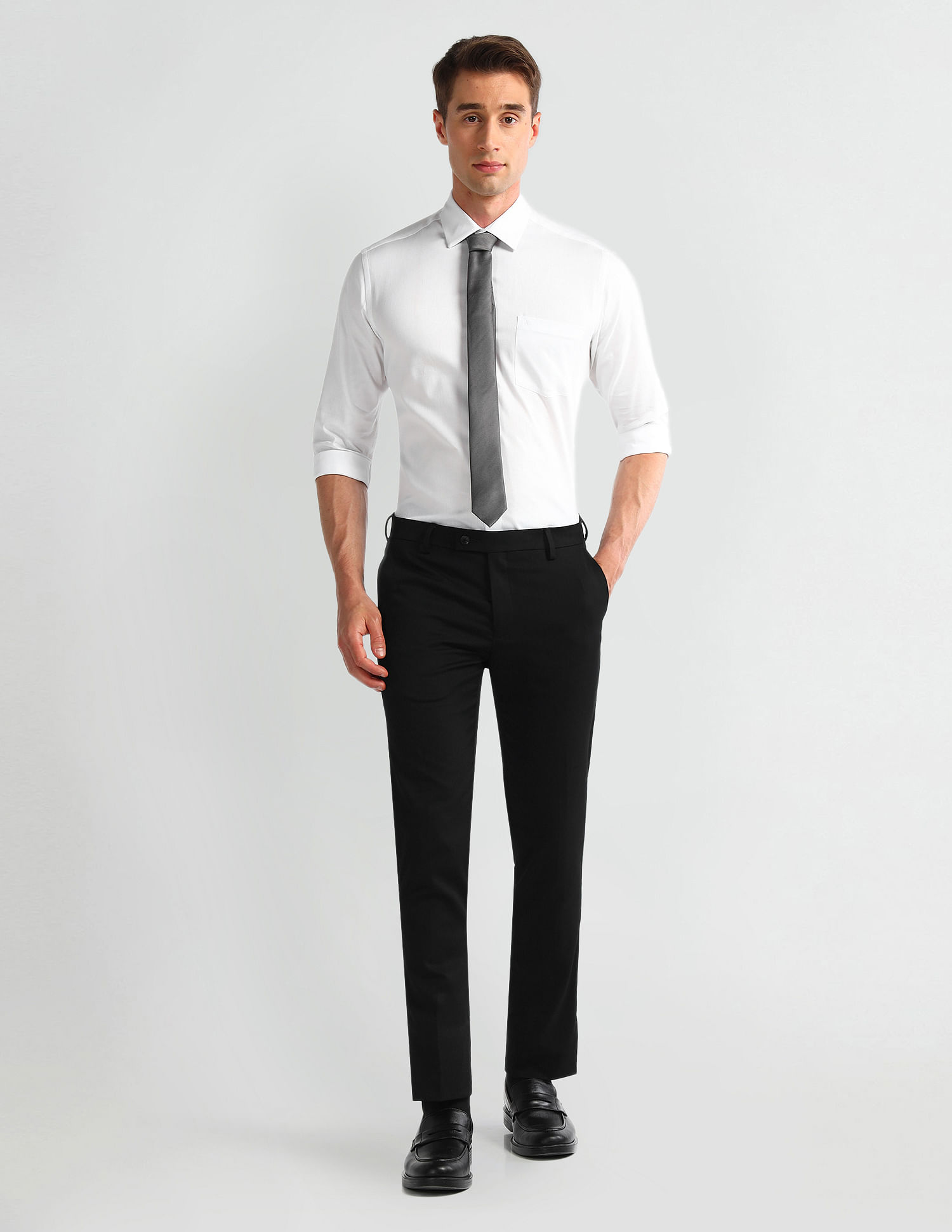 Arrow Manhattan Slim Fit Cotton Shirt