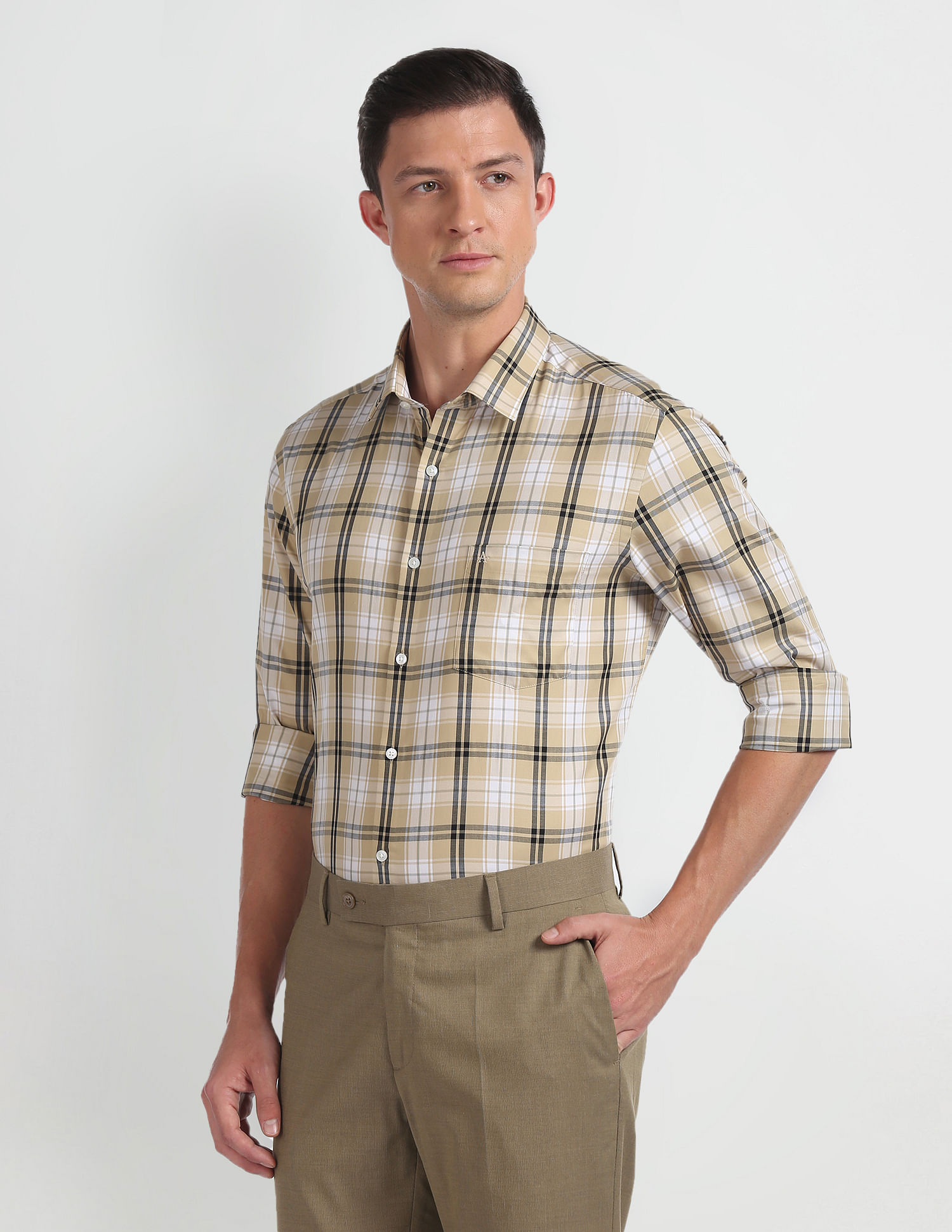 Arrow Tartan Check Twill Shirt