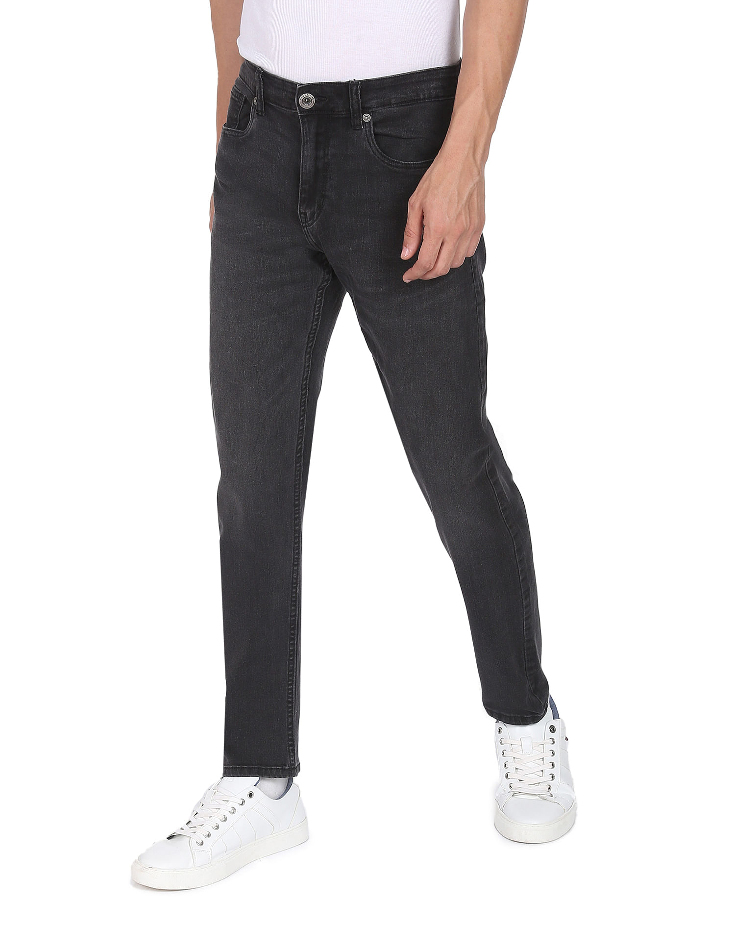 flying machine men's tapered fit jeans