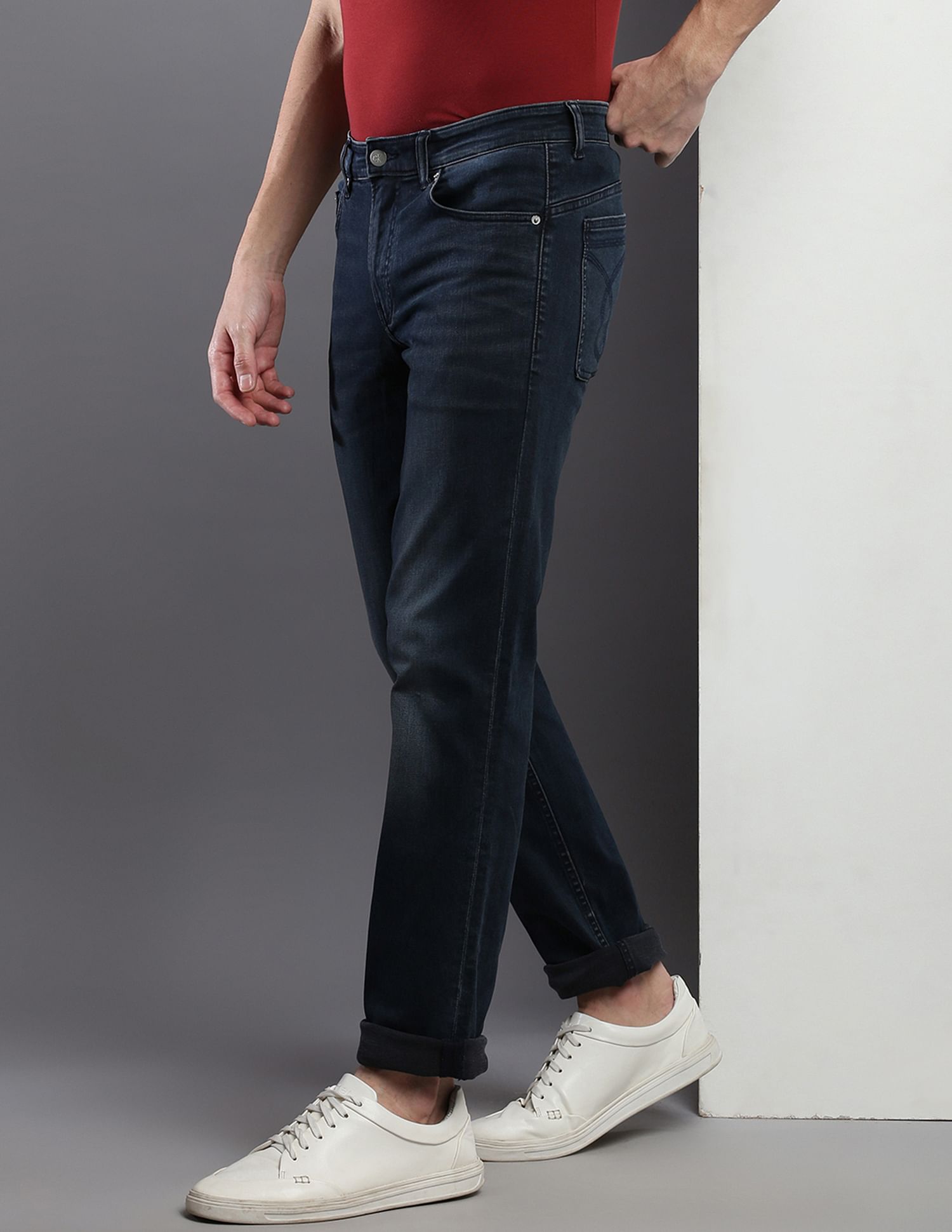 Calvin Klein Slim Fit Dark Wash Jeans