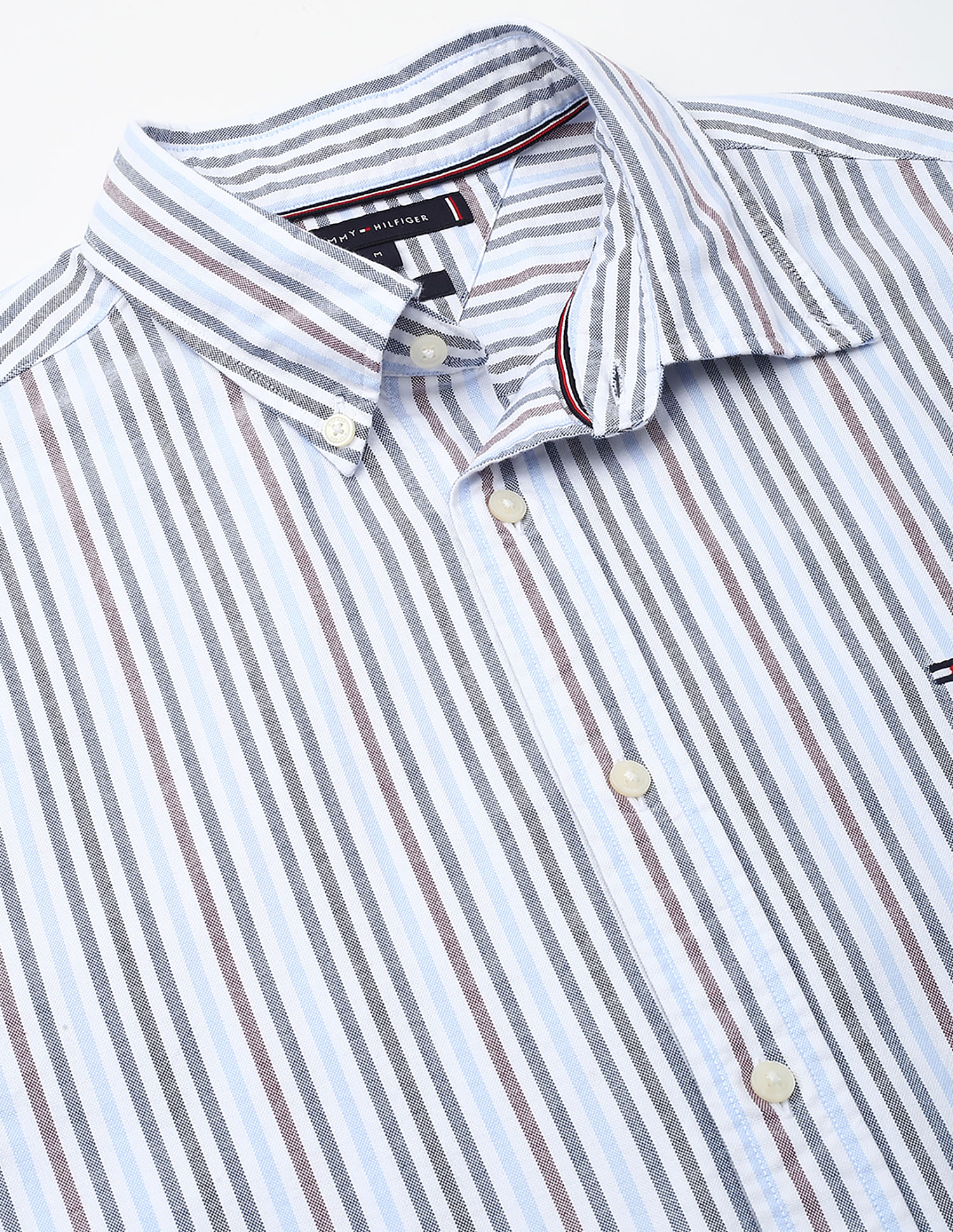 Tommy Hilfiger Multi Stripe Oxford Regular Fit Shirt