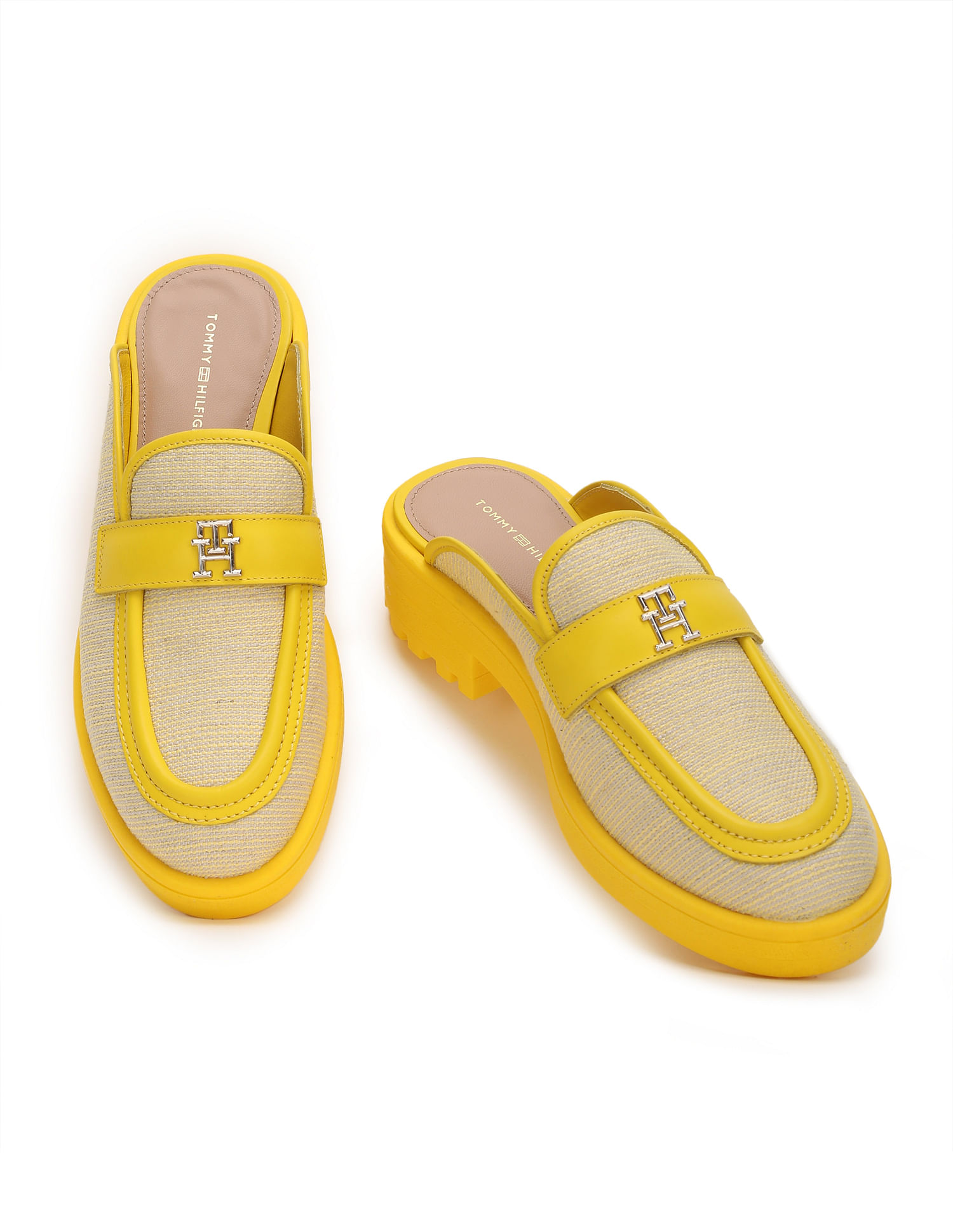 Tommy hilfiger sale yellow sandals