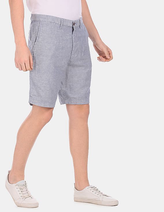 gap linen shorts men