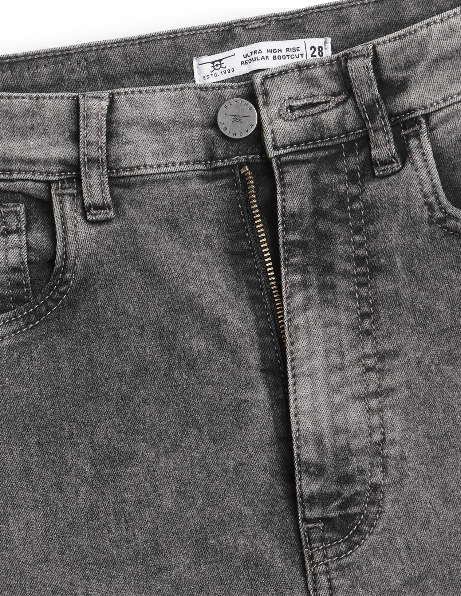 Buy Flying Machine Women Ultra High Rise Bootcut Jeans - NNNOW.com