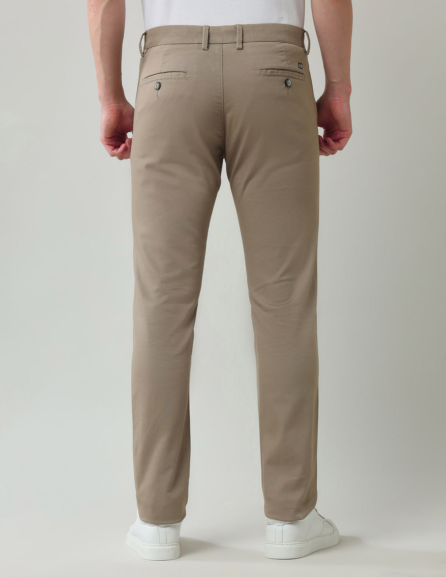 Arrow Sport Mid Rise Dobby Trousers