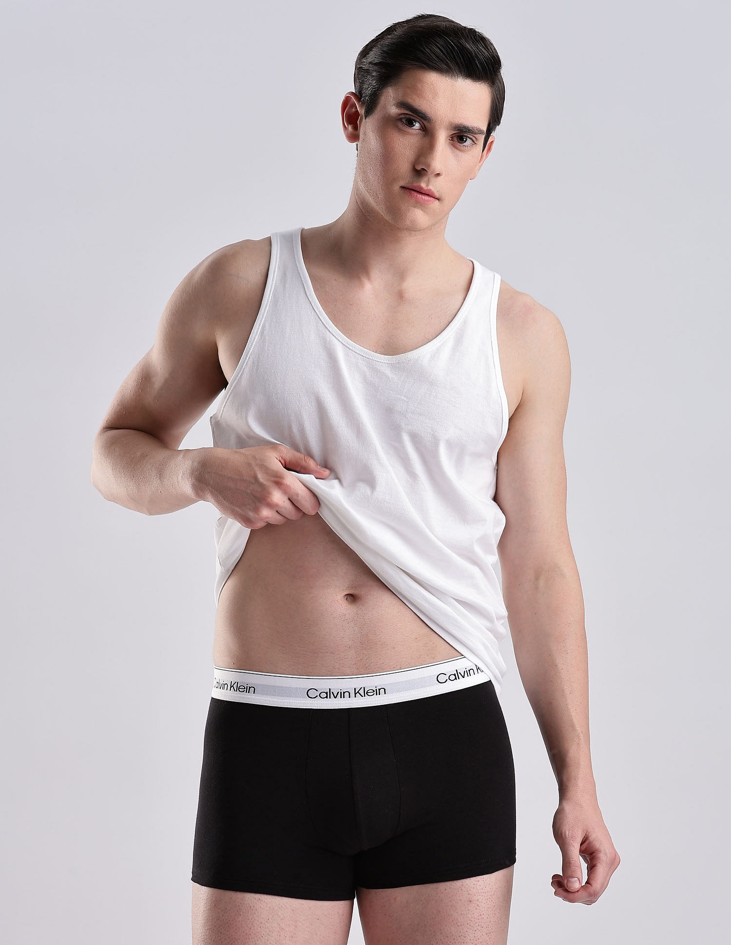 Calvin Klein Underwear Mens Multi Coloured Striped Trunks