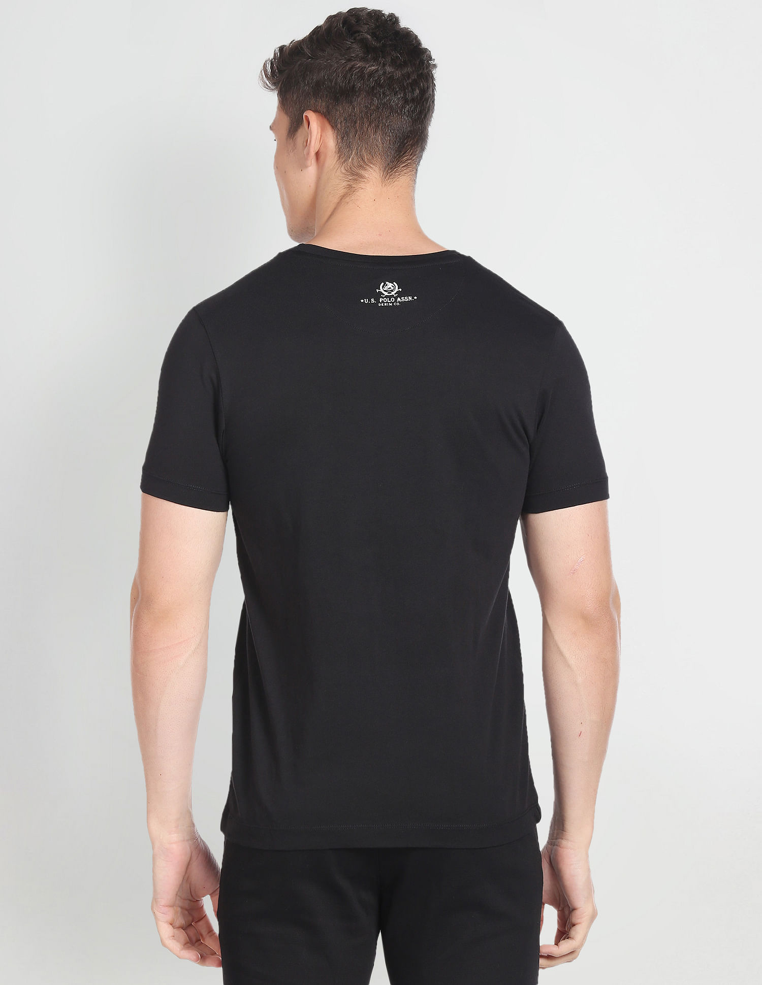 U.S. Polo Assn. Crew Neck Graphic Print T-Shirt