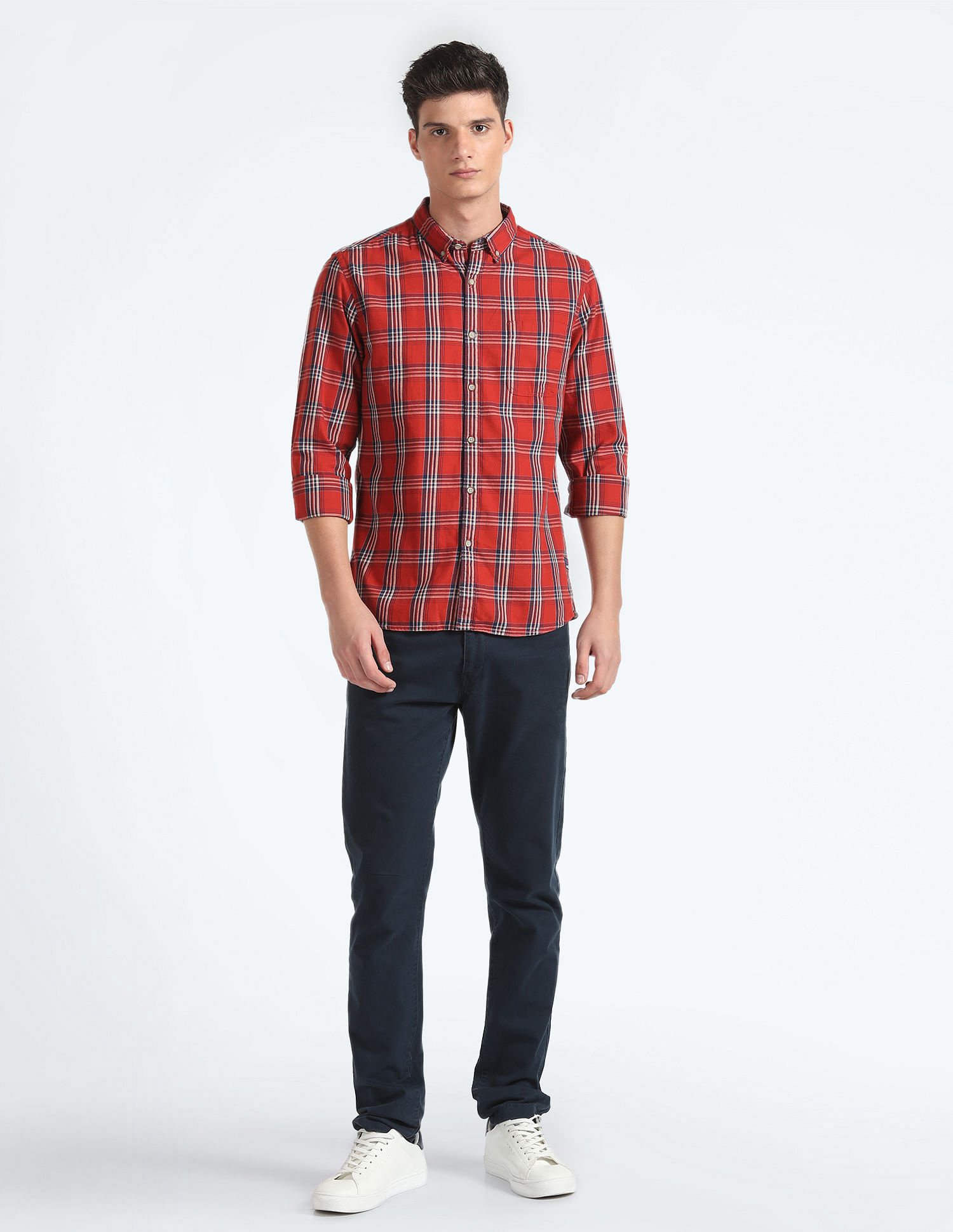 Buy Flying Machine Plaid Check Shirt - NNNOW.com