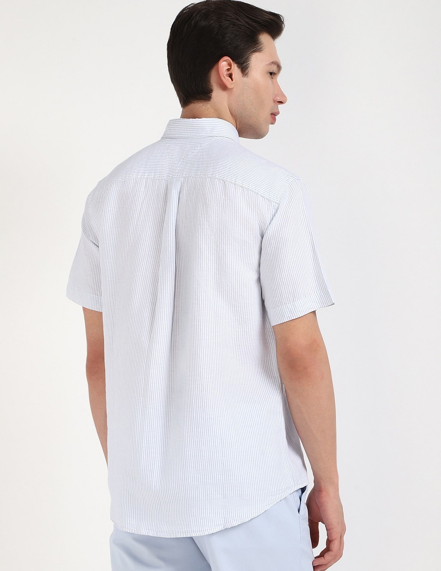 Tommy Hilfiger Striped Regular-Fit Cotton Shirt