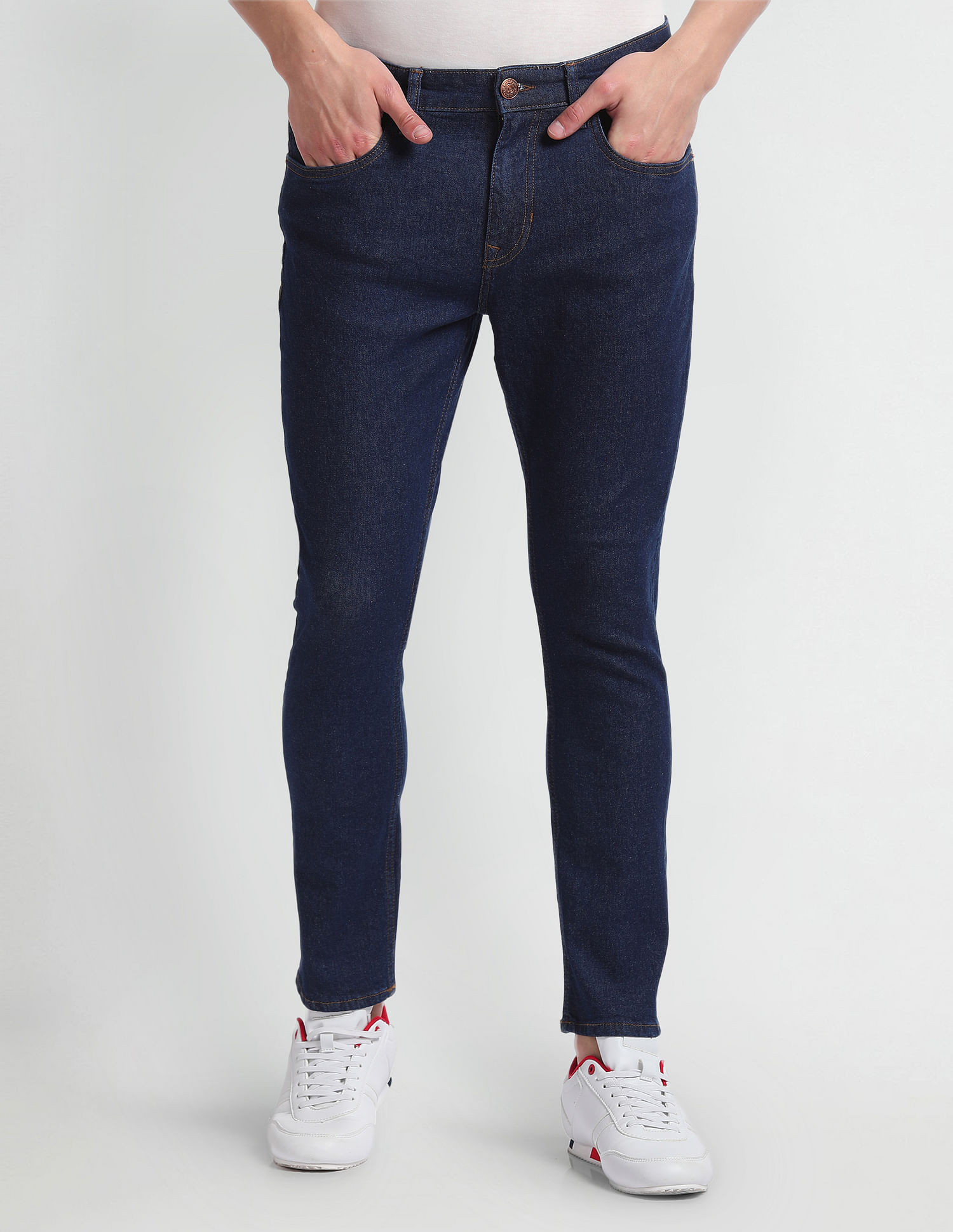U.S. Polo Assn. Denim Co. Henry Cropped Fit Blue Jeans